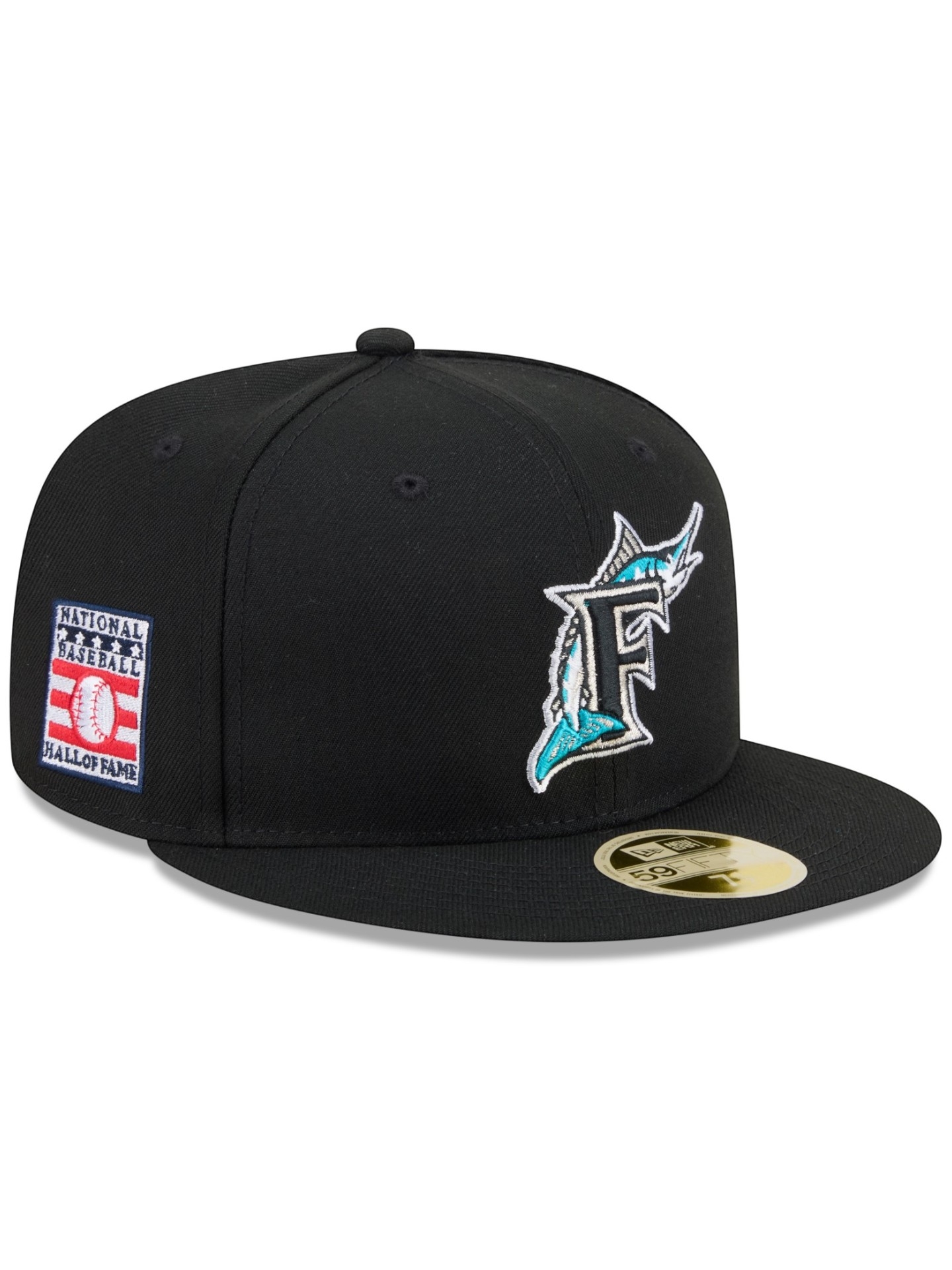 Florida Marlins 2026 MLB Hall of Fame 59FIFTY Fitted Cap Schwarz