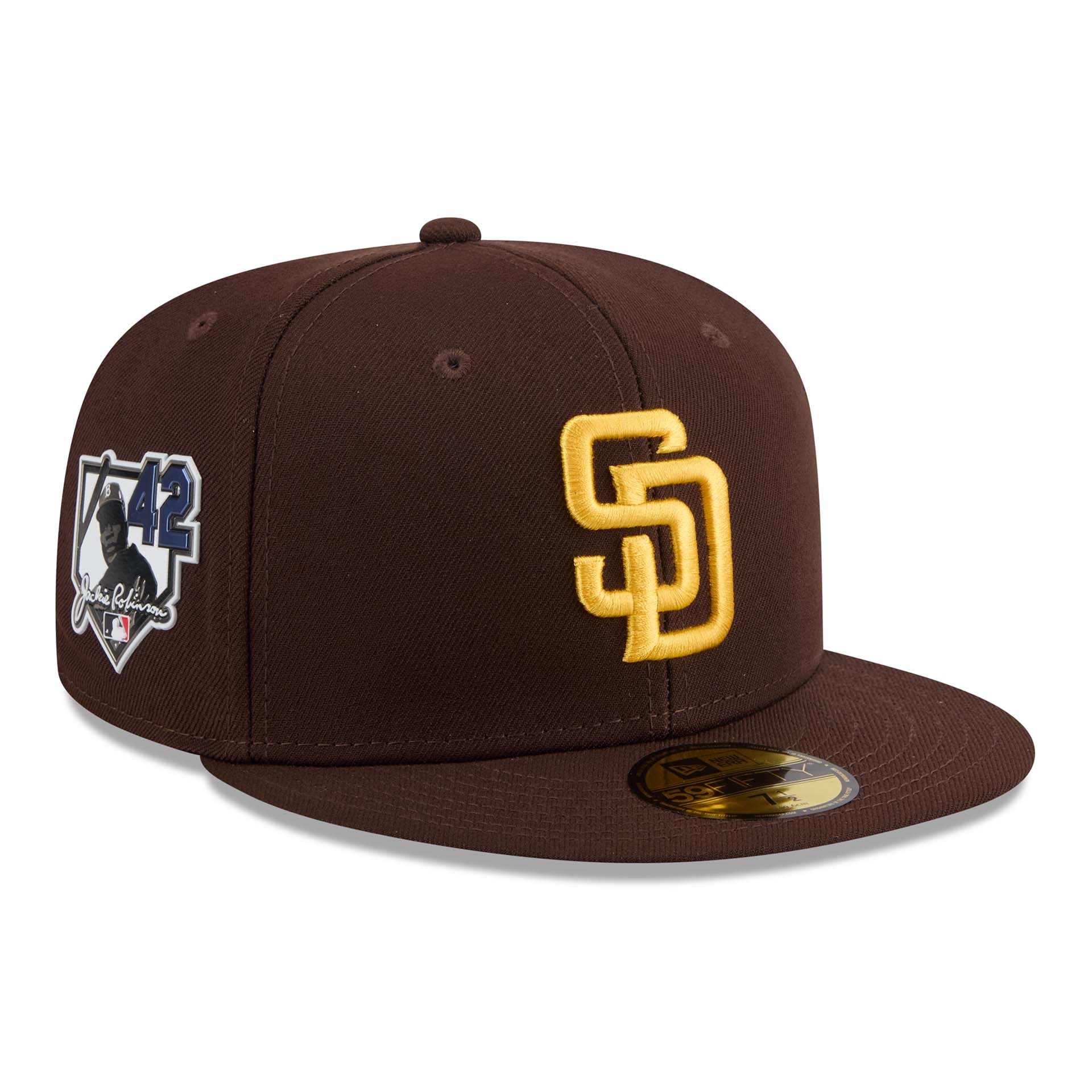 San Diego Padres 2026 Jackie Robinson Day 59FIFTY Fitted Cap Brown