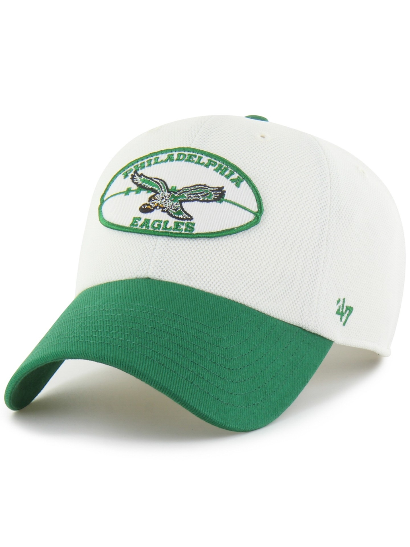 Philadelphia Eagles Pique Patch Clean Up Adjustable NFL Cap Natural