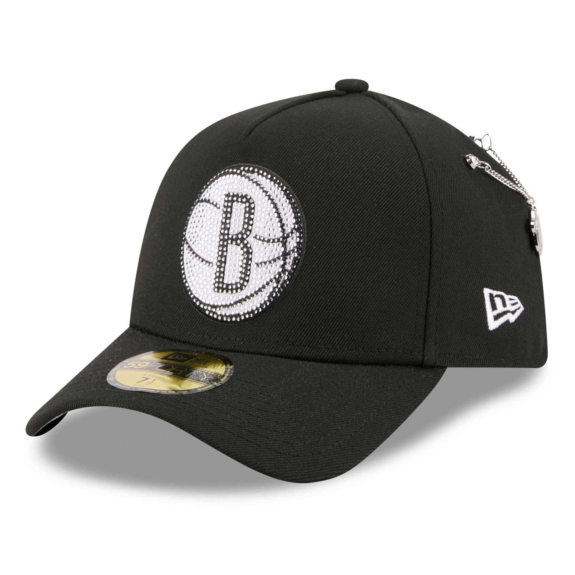 Brooklyn Nets 2026 NBA Draft On-Stage Crystal 59FORTY A-Frame Fitted Cap Black