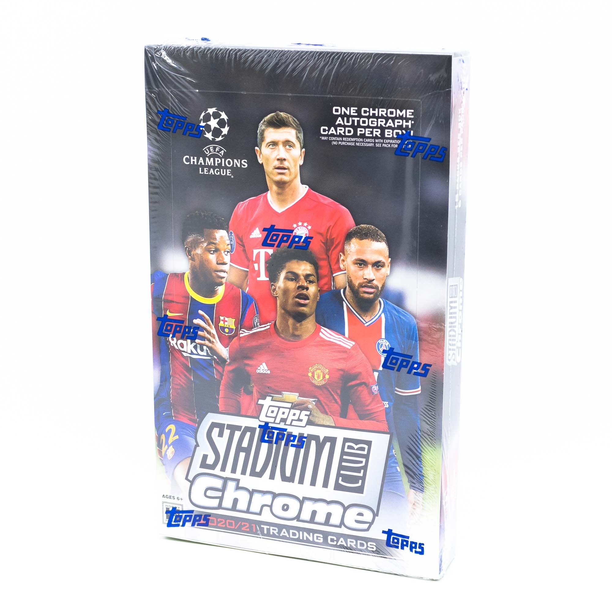 2020/21 Topps UEFA Stadium Club Chrome Champions League Soccer Hobby Box