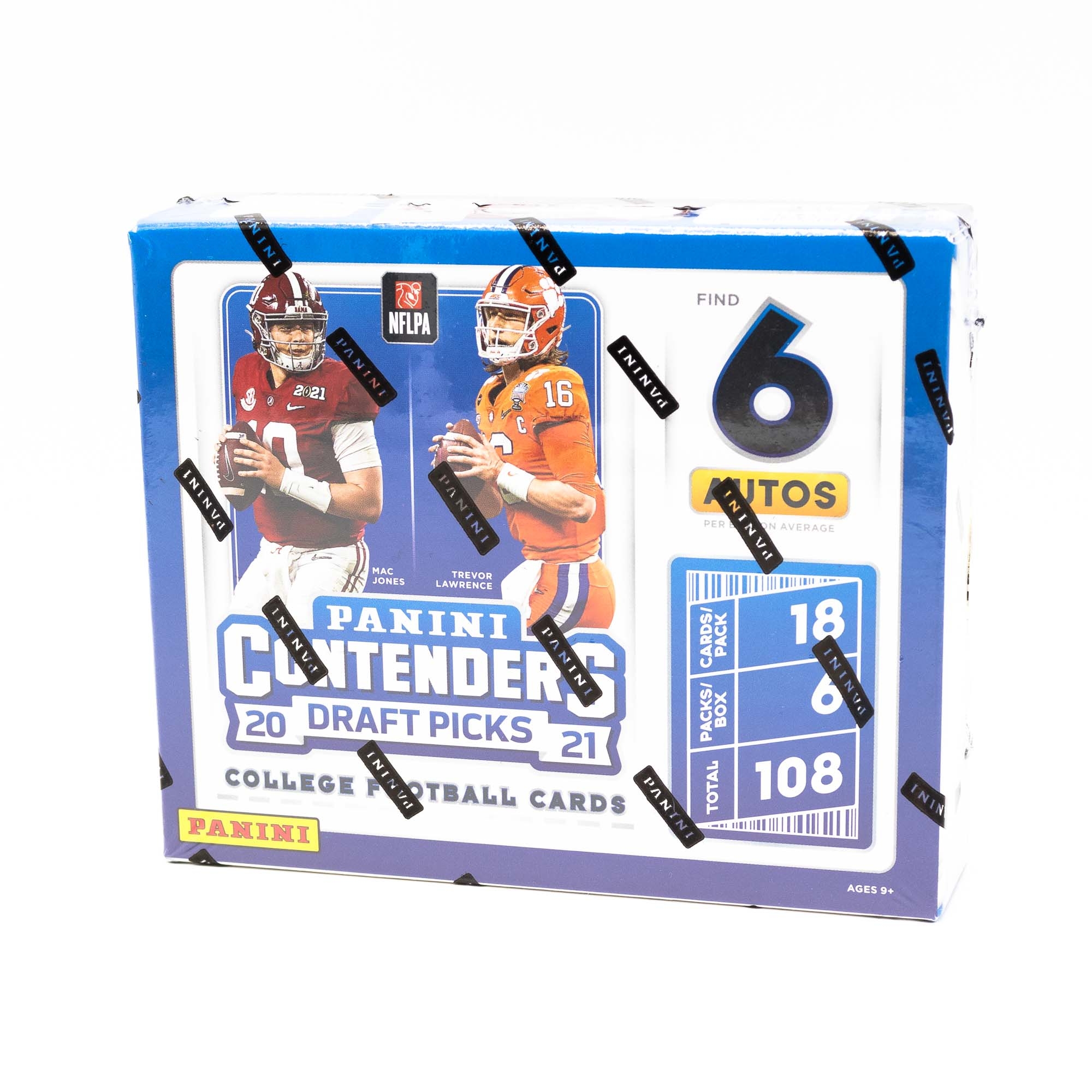 2021 Panini Contenders Draft Picks Football Hobby Box NCAA