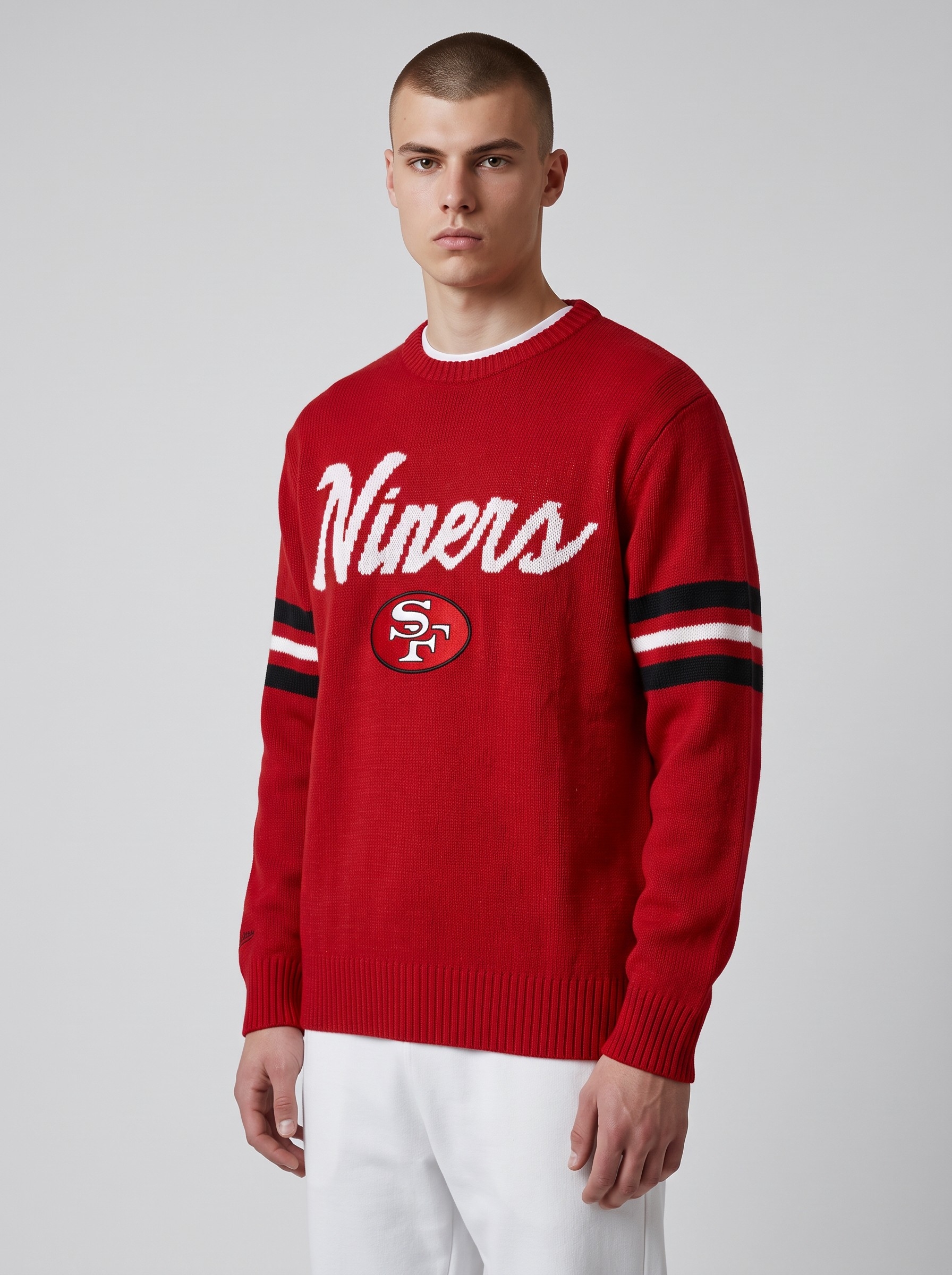 San Francisco 49ers NFL Head Coach Sweater Rot
