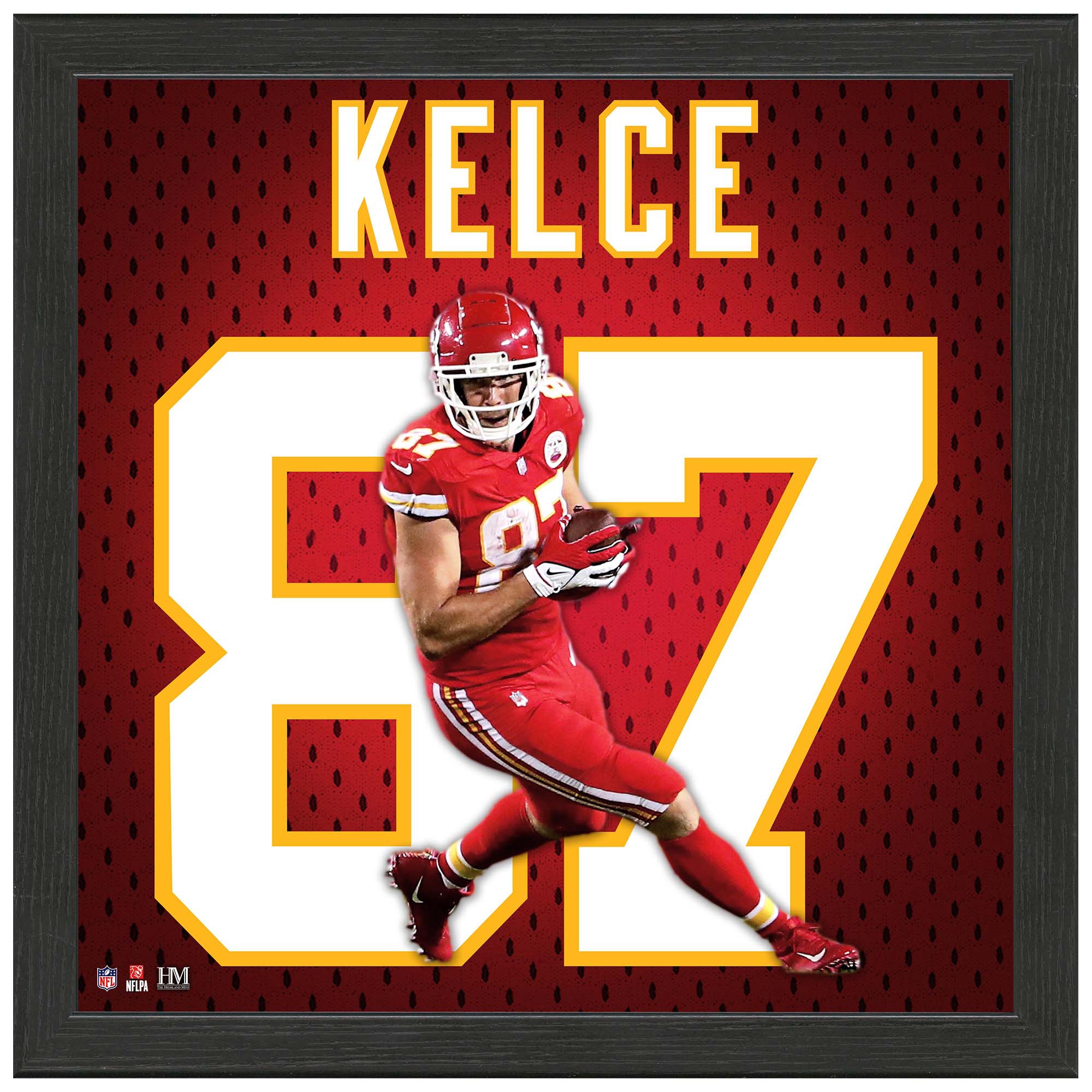Travis Kelce #87 Kansas City Chiefs Jersey Framed NFL Photo