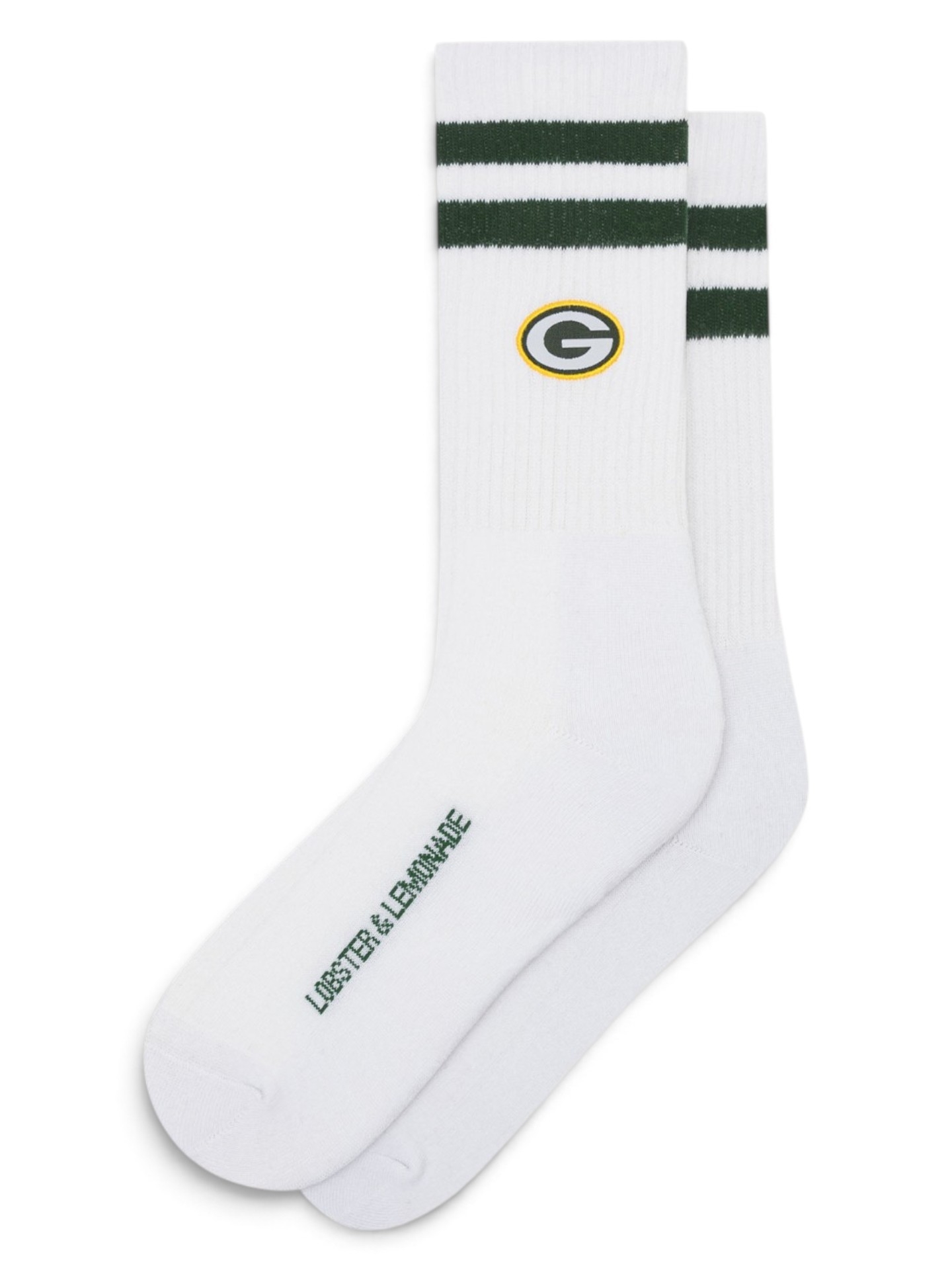 Green Bay Packers L&L '90 Classics NFL Crew Socken Weiß