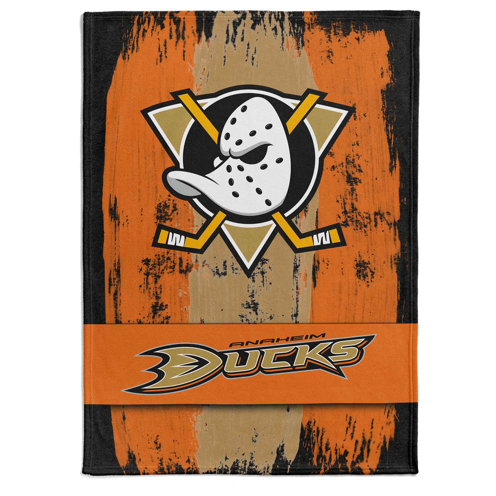 Anaheim Ducks Brush Fleece NHL Blanket