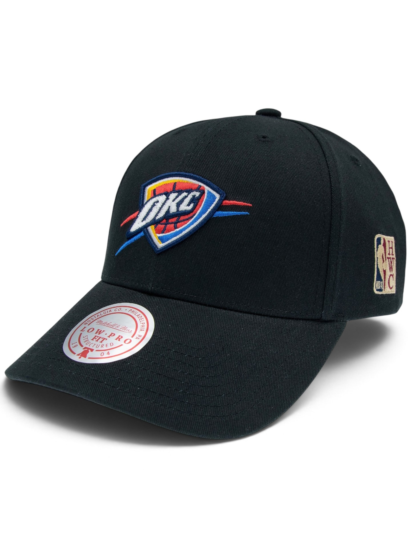 Oklahoma City Thunder HWC Low Pro Snapback NBA Cap Black
