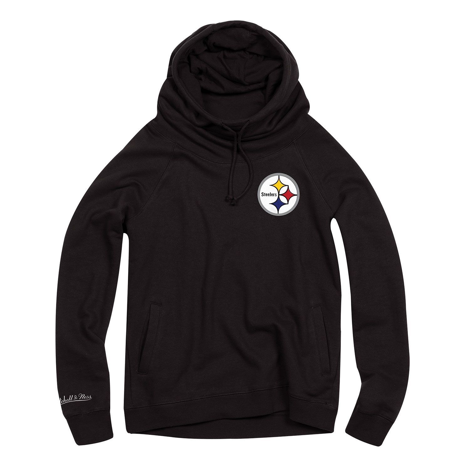 Pittsburgh Steelers Funnel Neck Pullover NFL Hoodie (WOMEN'S)