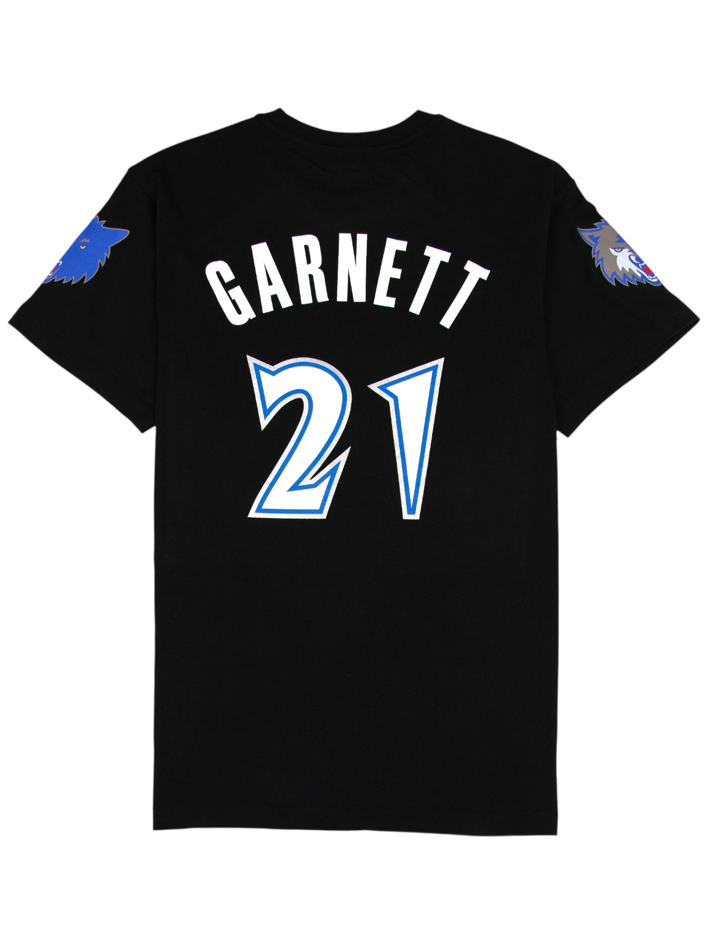 Kevin Garnett #21 Minnesota Timberwolves Wordmark NBA T-Shirt Schwarz