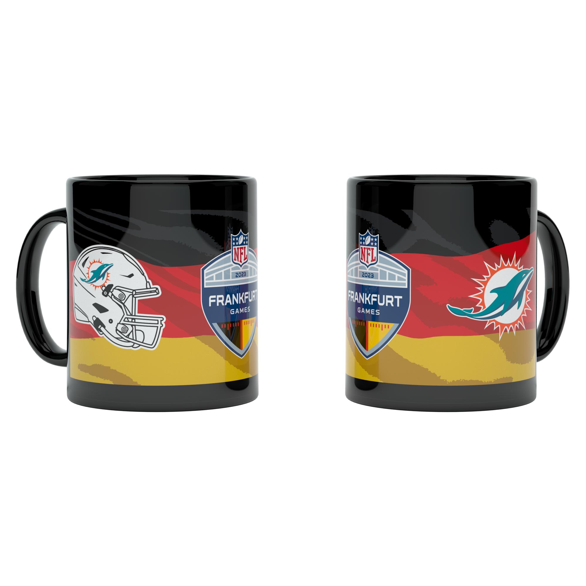 2023 NFL Frankfurt Games Miami Dolphins Deutschland Becher (330 ml)