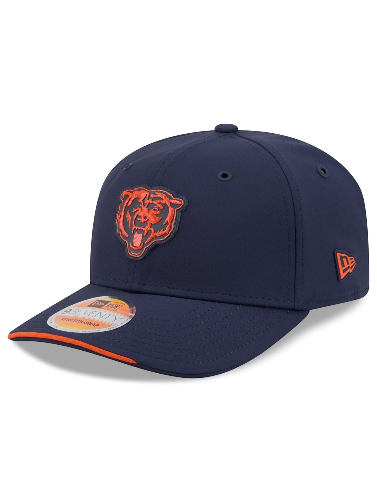 Chicago Bears 2026 NFL Sideline 9SEVENTY Stretch-Snap Cap Navy