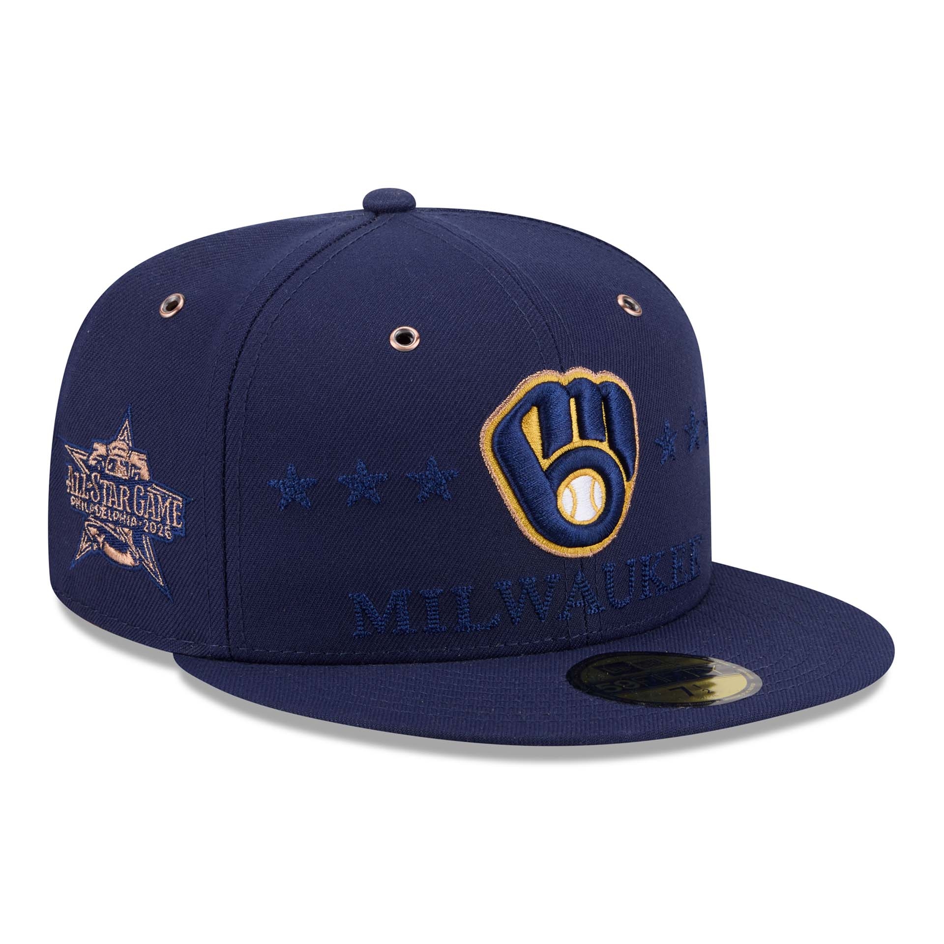 Milwaukee Brewers 2026 MLB All-Star Game 59FIFTY Fitted Cap Navy