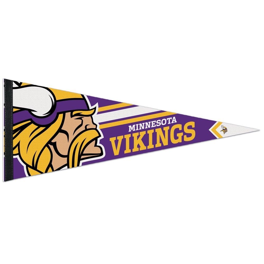 Minnesota Vikings Big Logo Premium Football NFL Wimpel