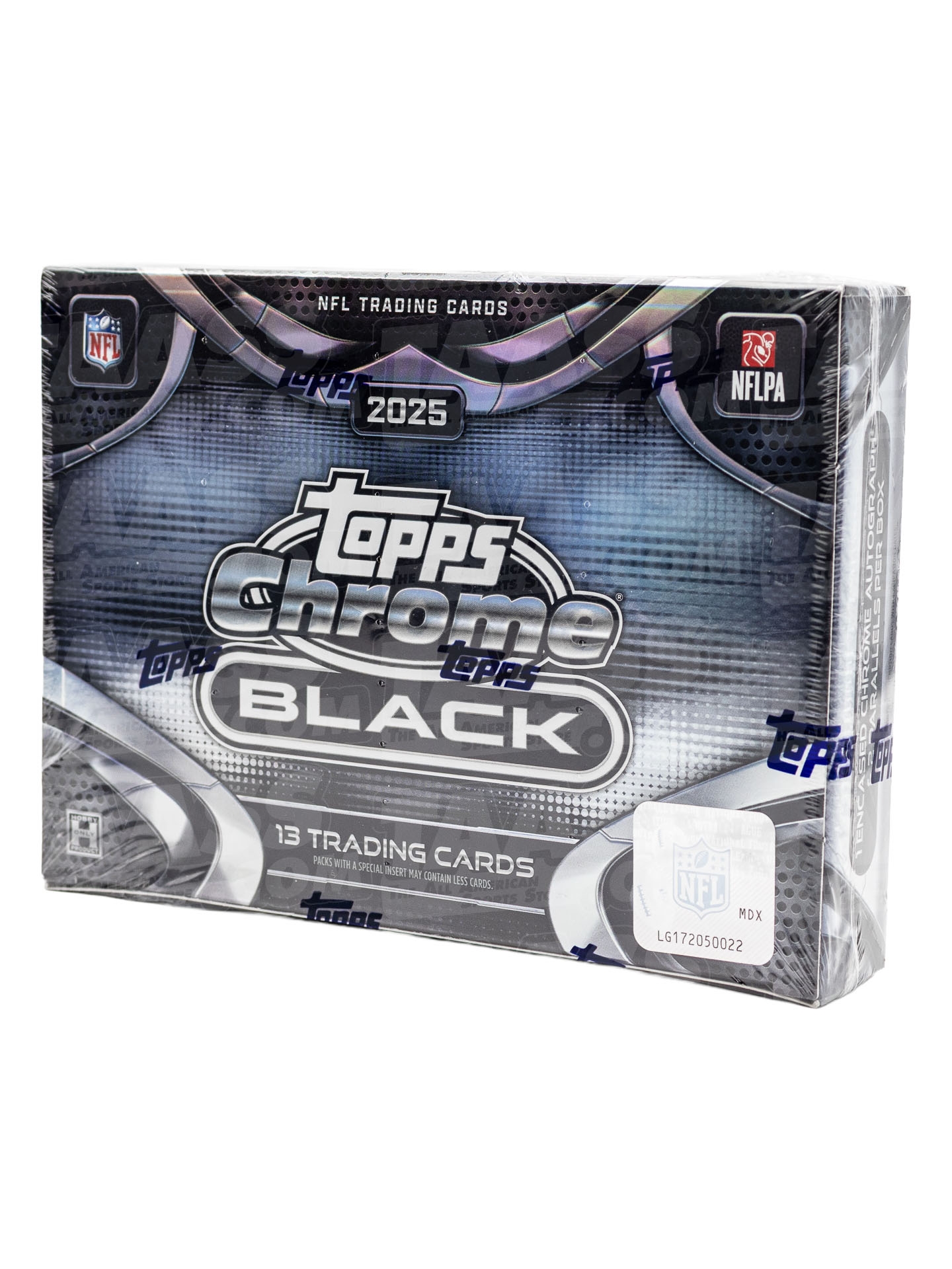 2025 Topps Chrome Black Football NFL Hobby Box
