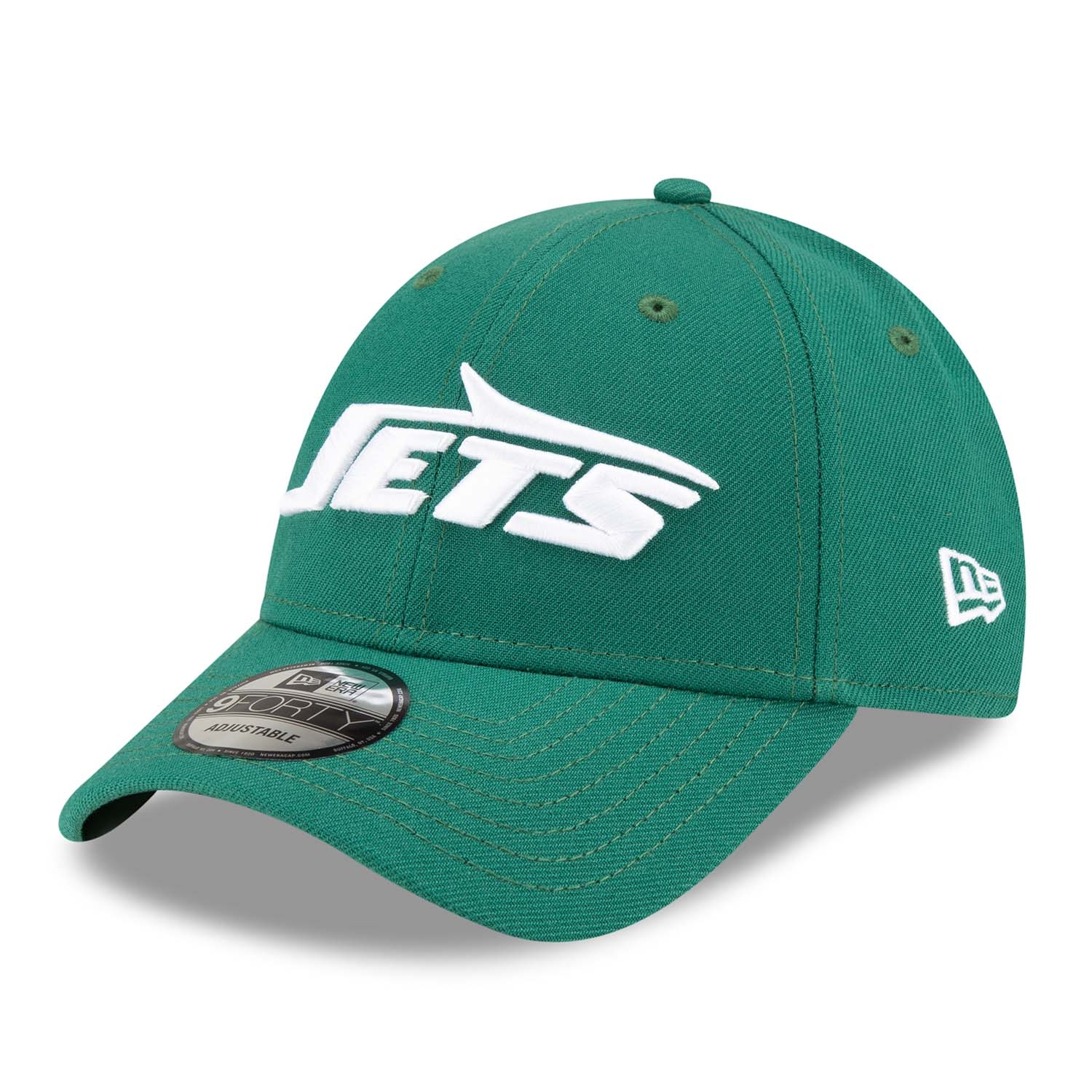 New York Jets First Down New Era 9FORTY Adjustable NFL Cap Grün