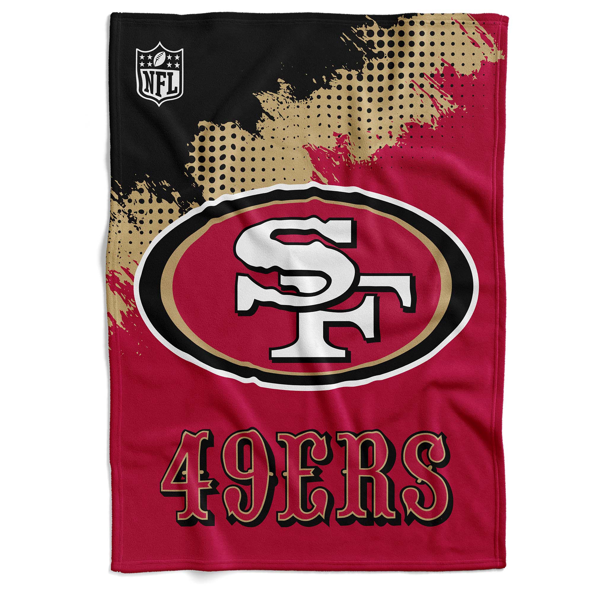 San Francisco 49ers Corner Fleece NFL Decke