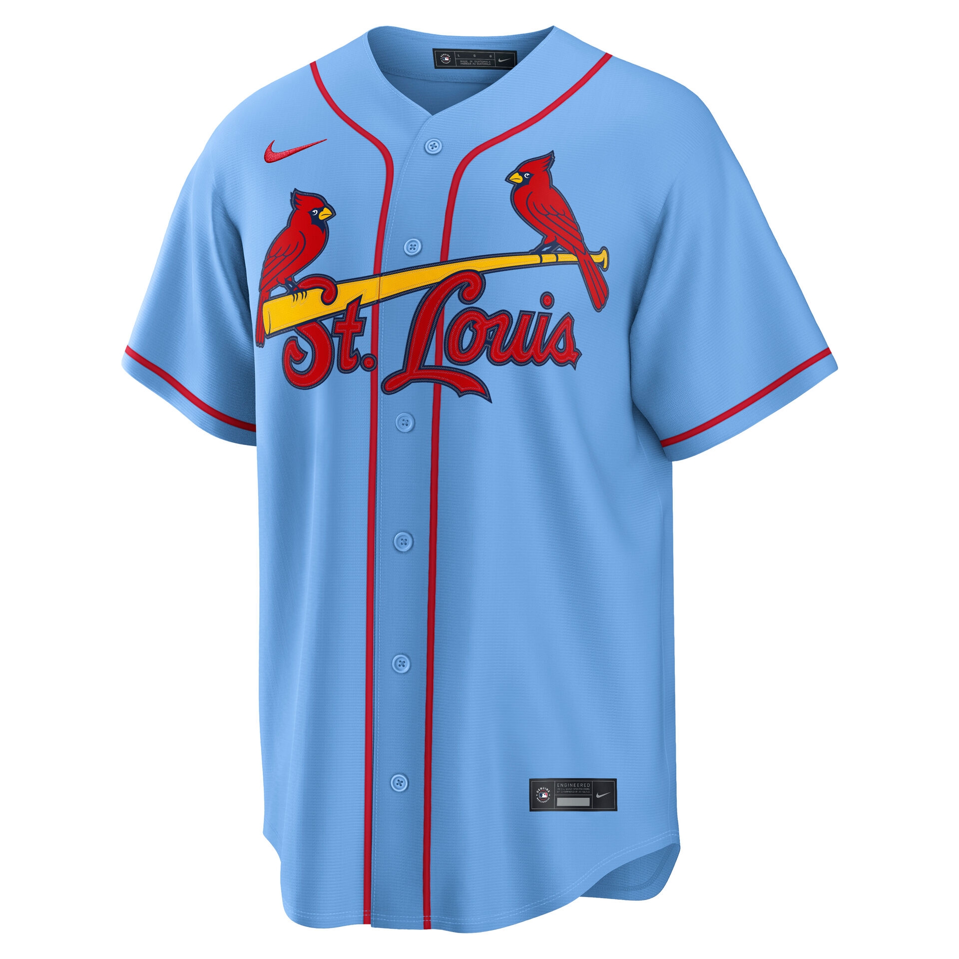 St. Louis Cardinals Replica MLB Alternate Trikot Blau