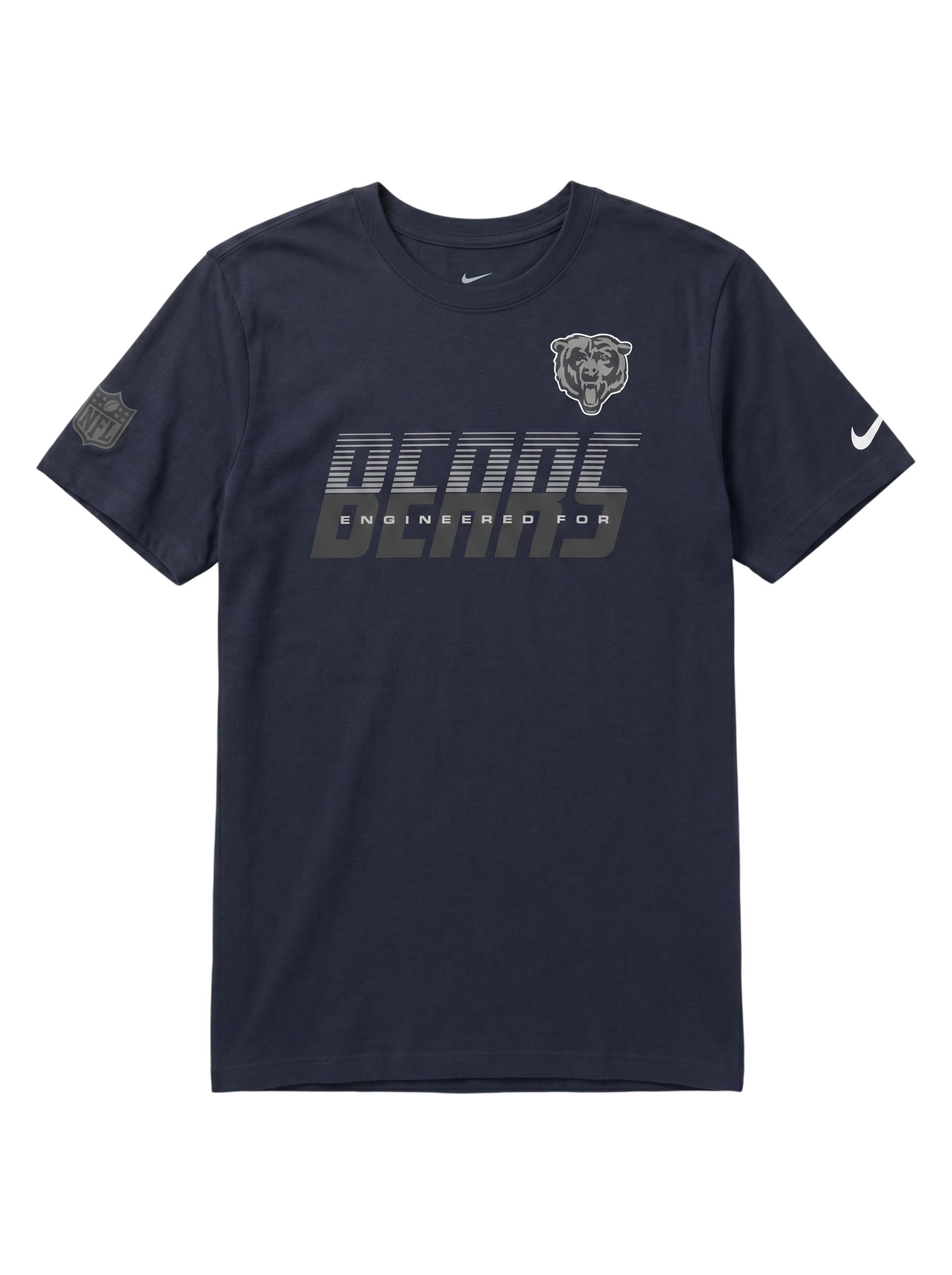 Chicago Bears 2026 NFL Sideline Team Issue Dri-Fit T-Shirt Navy