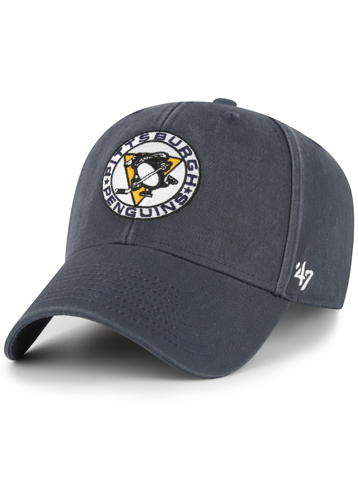 Pittsburgh Penguins '47 MVP Vintage Legend Adjustable NHL Cap Navy