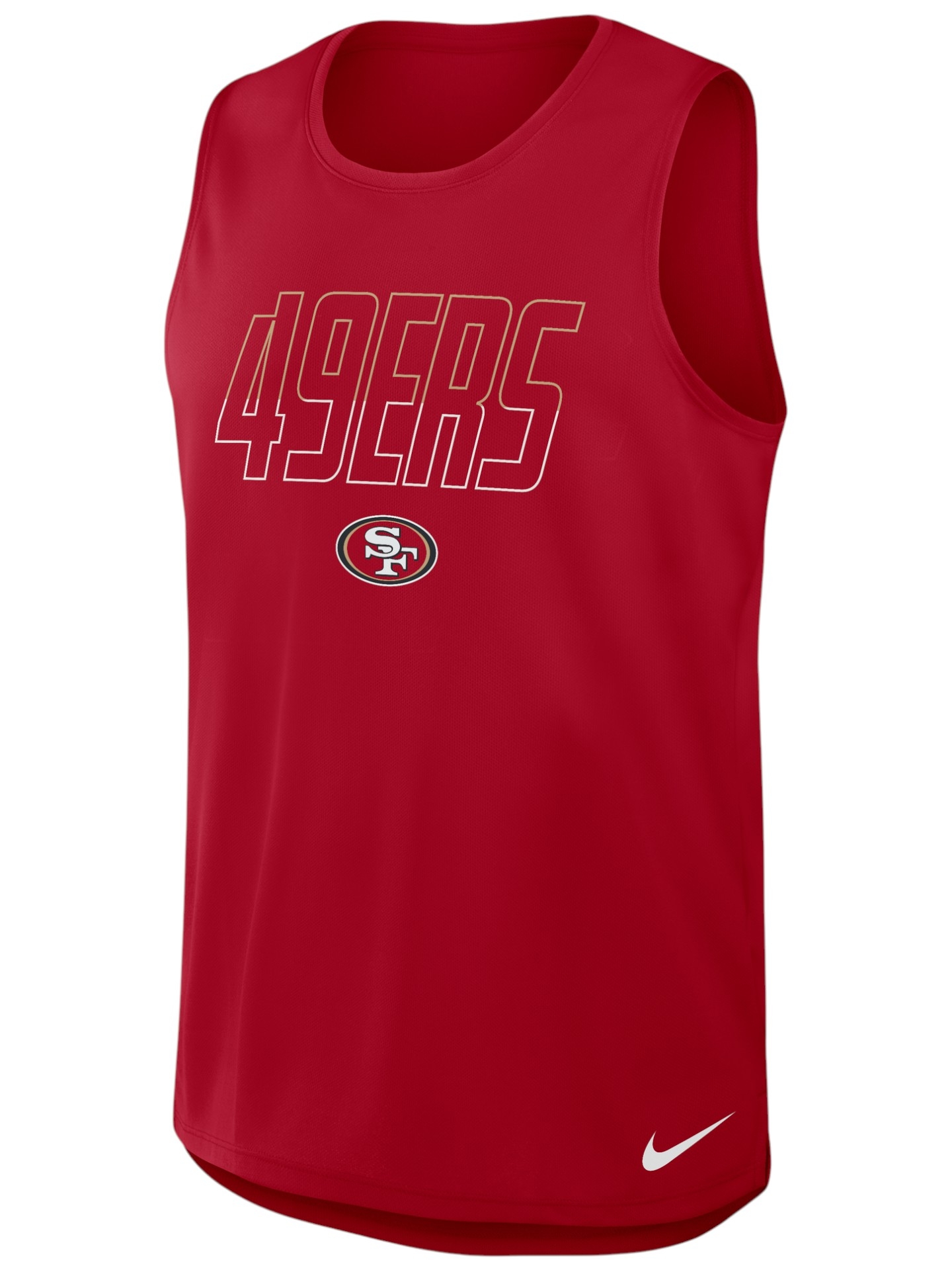 San Francisco 49ers Miler Dri-FIT NFL Muscle Tank Top Rot