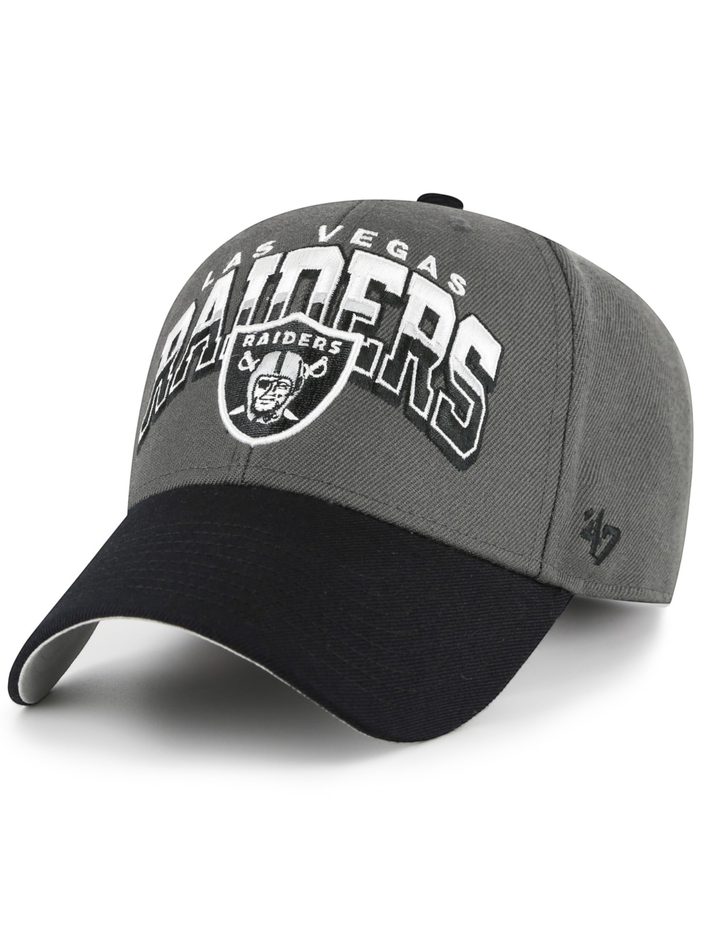 Las Vegas Raiders Split Block MVP NFL Cap Grau