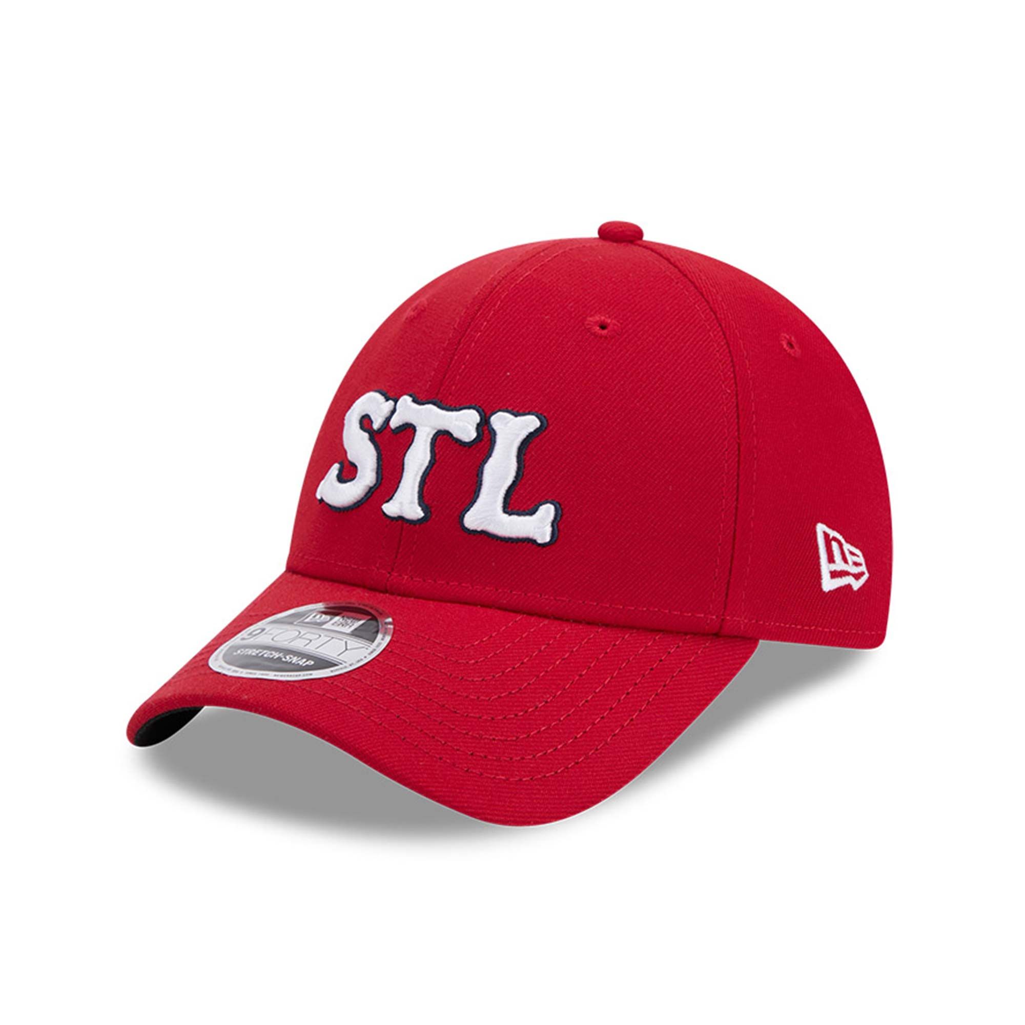 St. Louis Cardinals Official MLB City Connect New Era Stretch-Snap 9FORTY Cap
