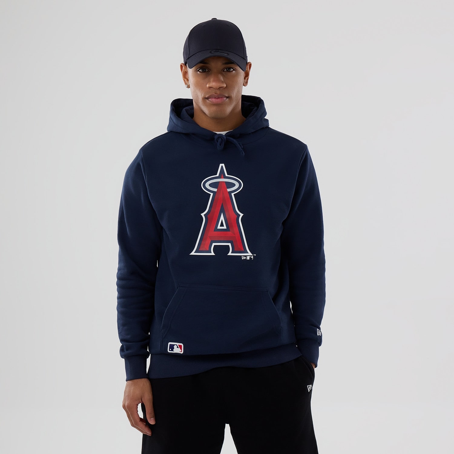 Los Angeles Angels Team Logo MLB Hoodie Navy