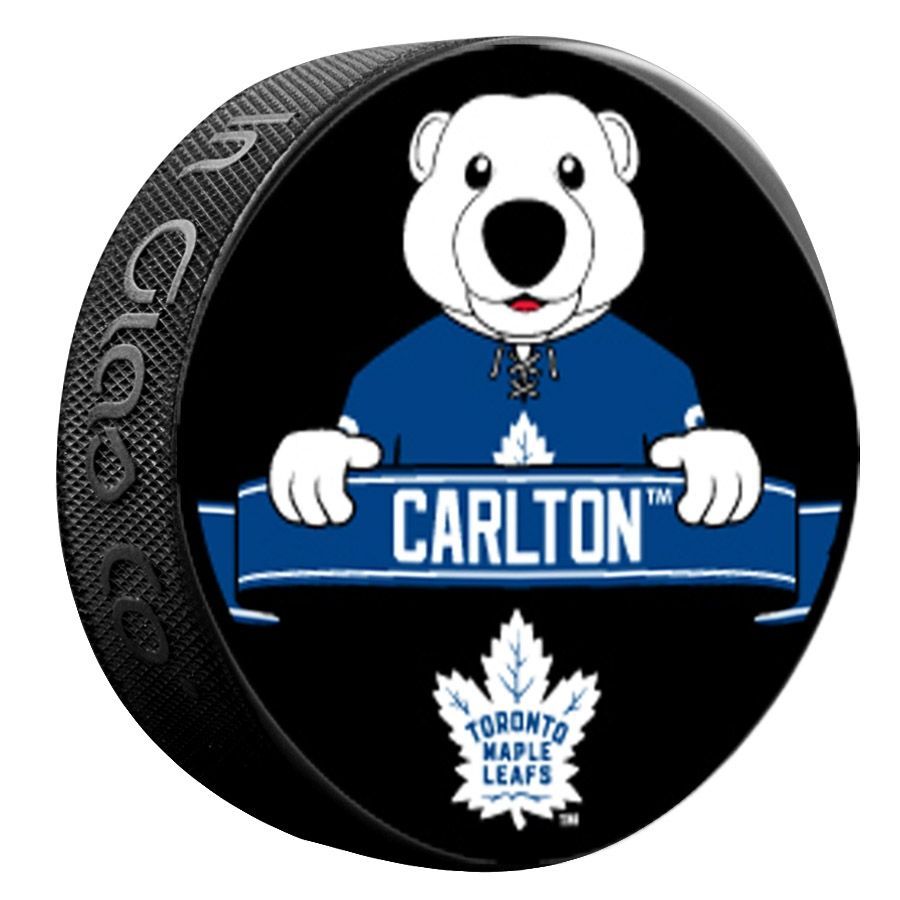 Toronto Maple Leafs Carlton Mascot NHL Souvenir Puck