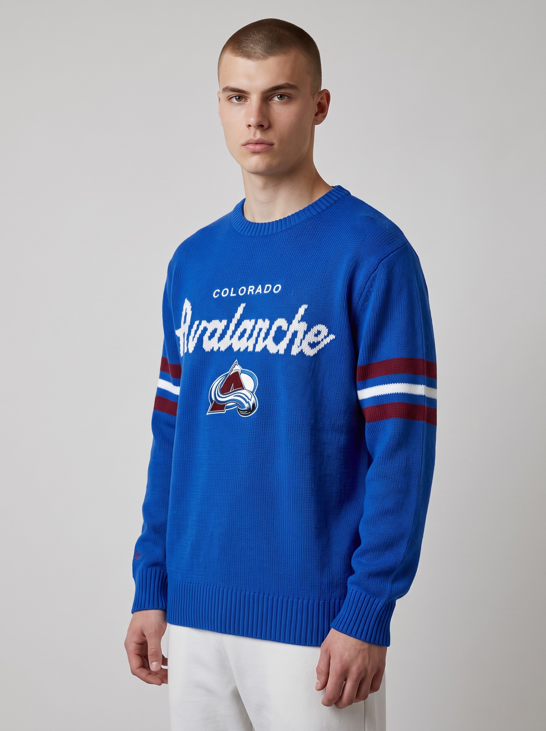 Colorado Avalanche NHL Head Coach Sweater Blau