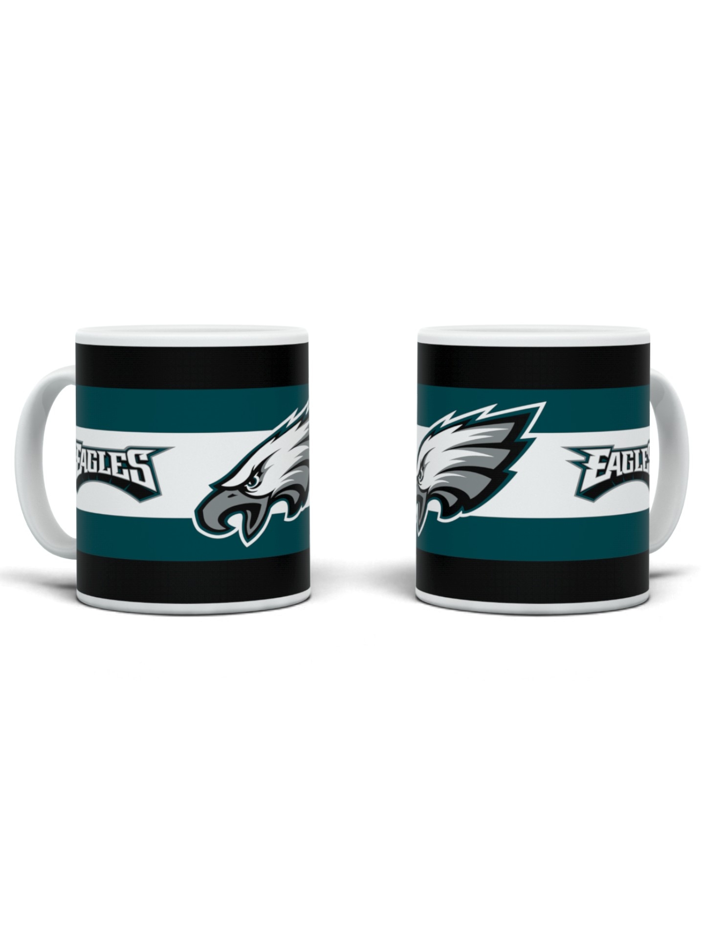 Philadelphia Eagles Stripe Logo NFL Becher (330 ml)