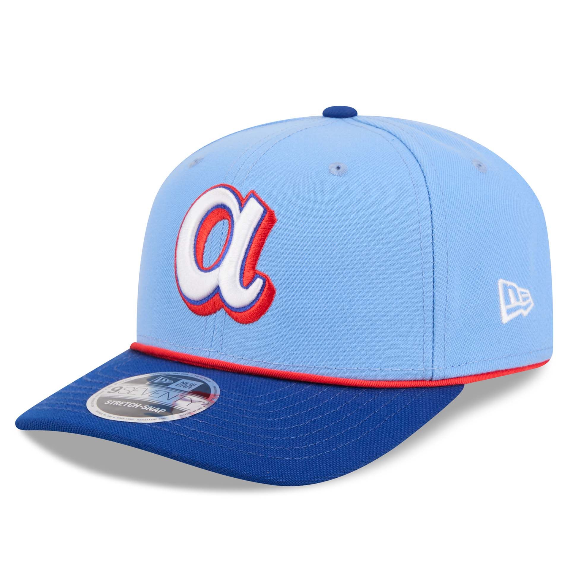 Atlanta Braves MLB City Connect Stretch-Snap 9SEVENTY Cap Blau