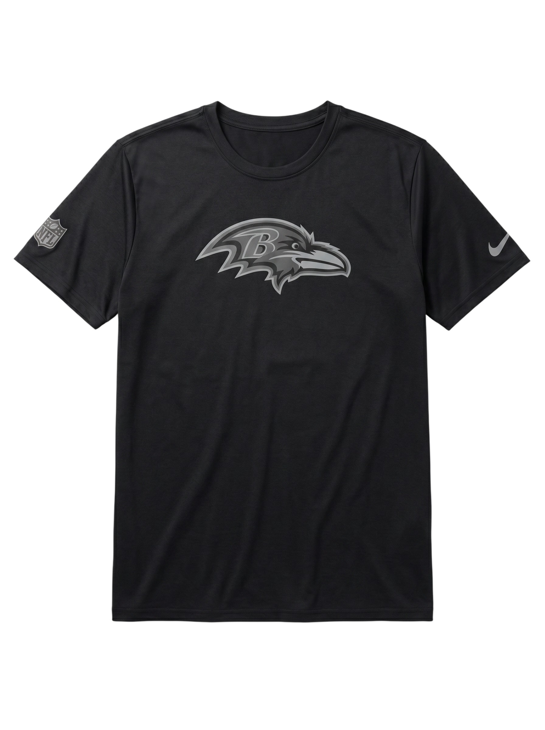 Baltimore Ravens 2026 NFL Sideline Lead The Charge Legend T-Shirt Schwarz