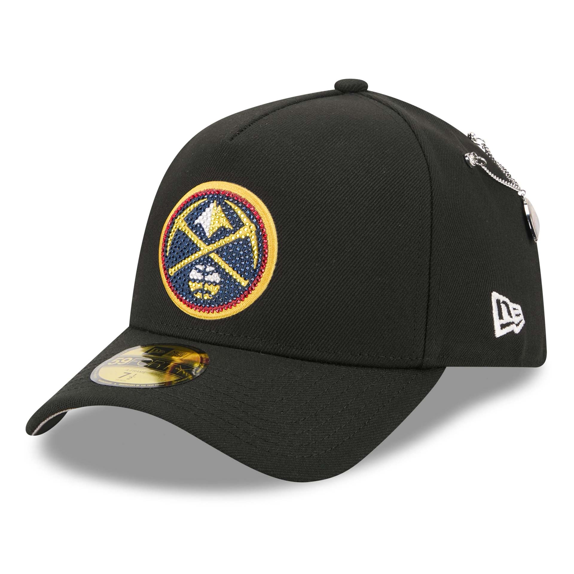 Denver Nuggets 2026 NBA Draft On-Stage Crystal 59FORTY A-Frame Fitted Cap Black