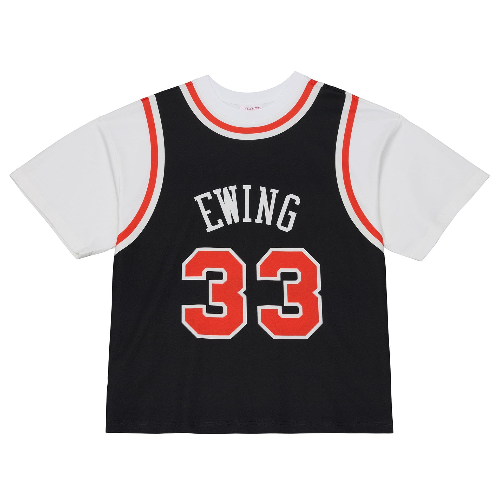 Patrick Ewing #33 New York Knicks Backward Jersey T-Shirt Black