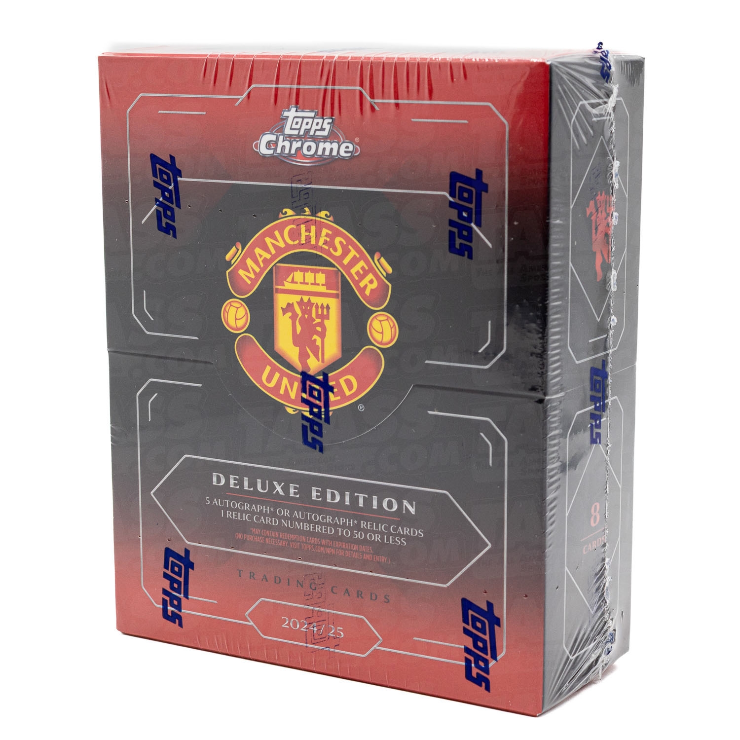 2024/25 Topps Chrome Manchester United FC Deluxe Edition Soccer Hobby Box