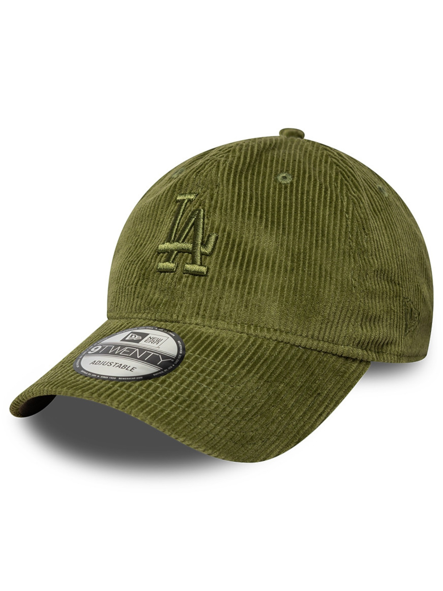 Los Angeles Dodgers Cord 9TWENTY Adjustable MLB Cap Oliv