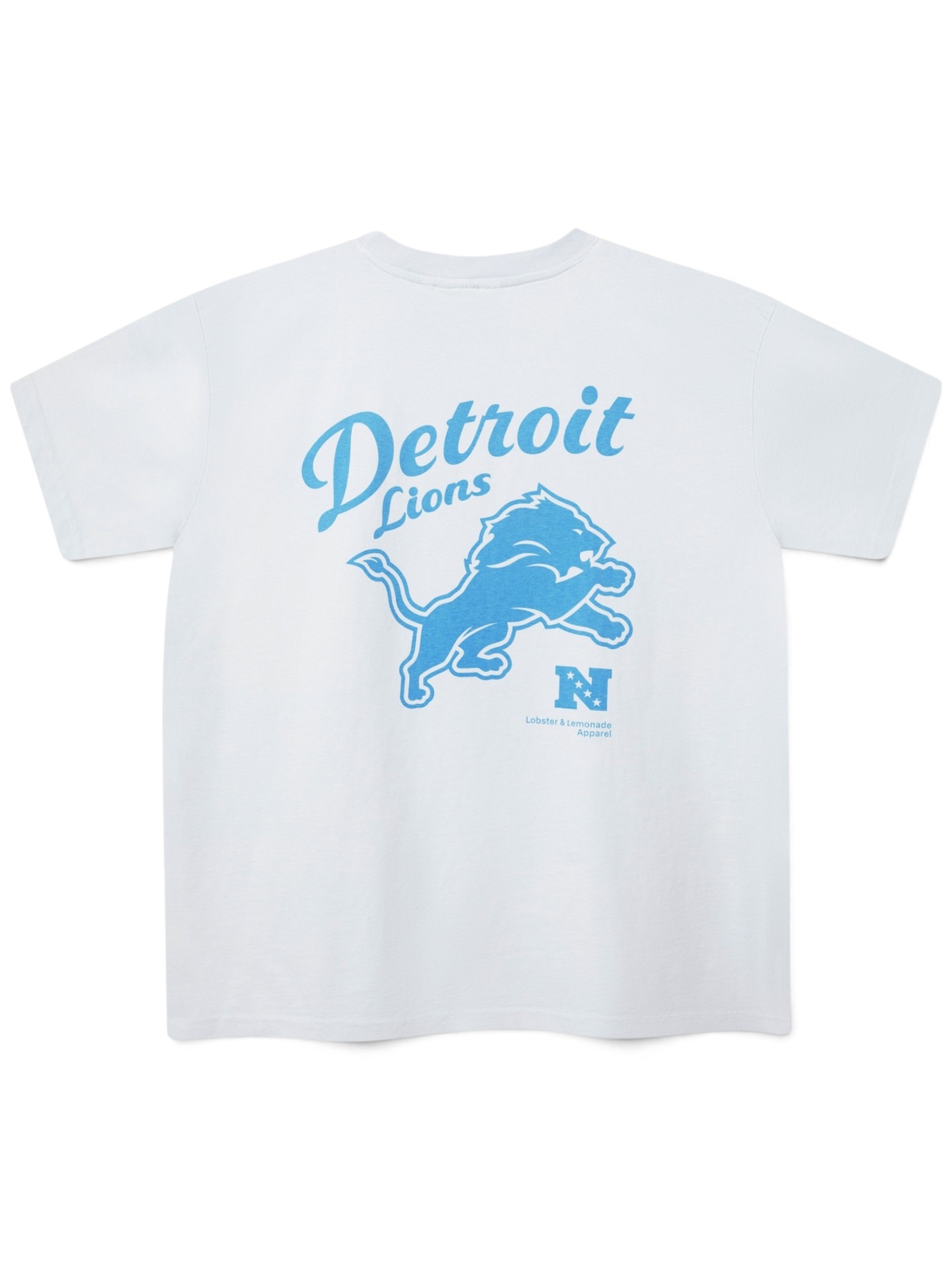 Detroit Lions L&L '89 Classics NFL T-Shirt Light Gray