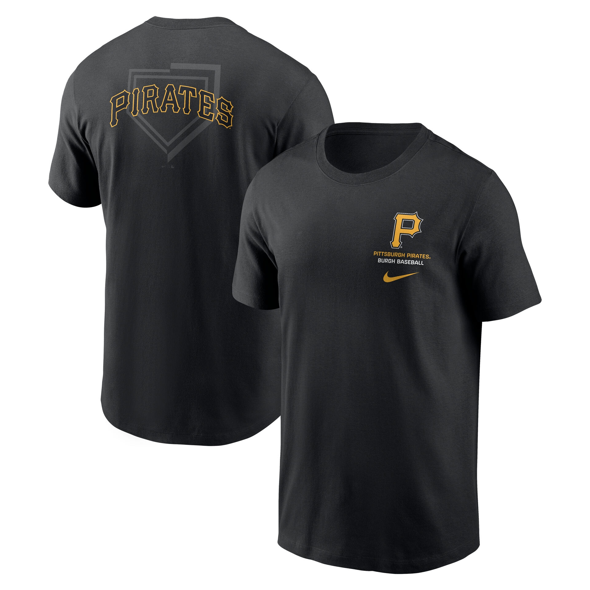 Pittsburgh Pirates Primetime 2-Hit T-Shirt Schwarz