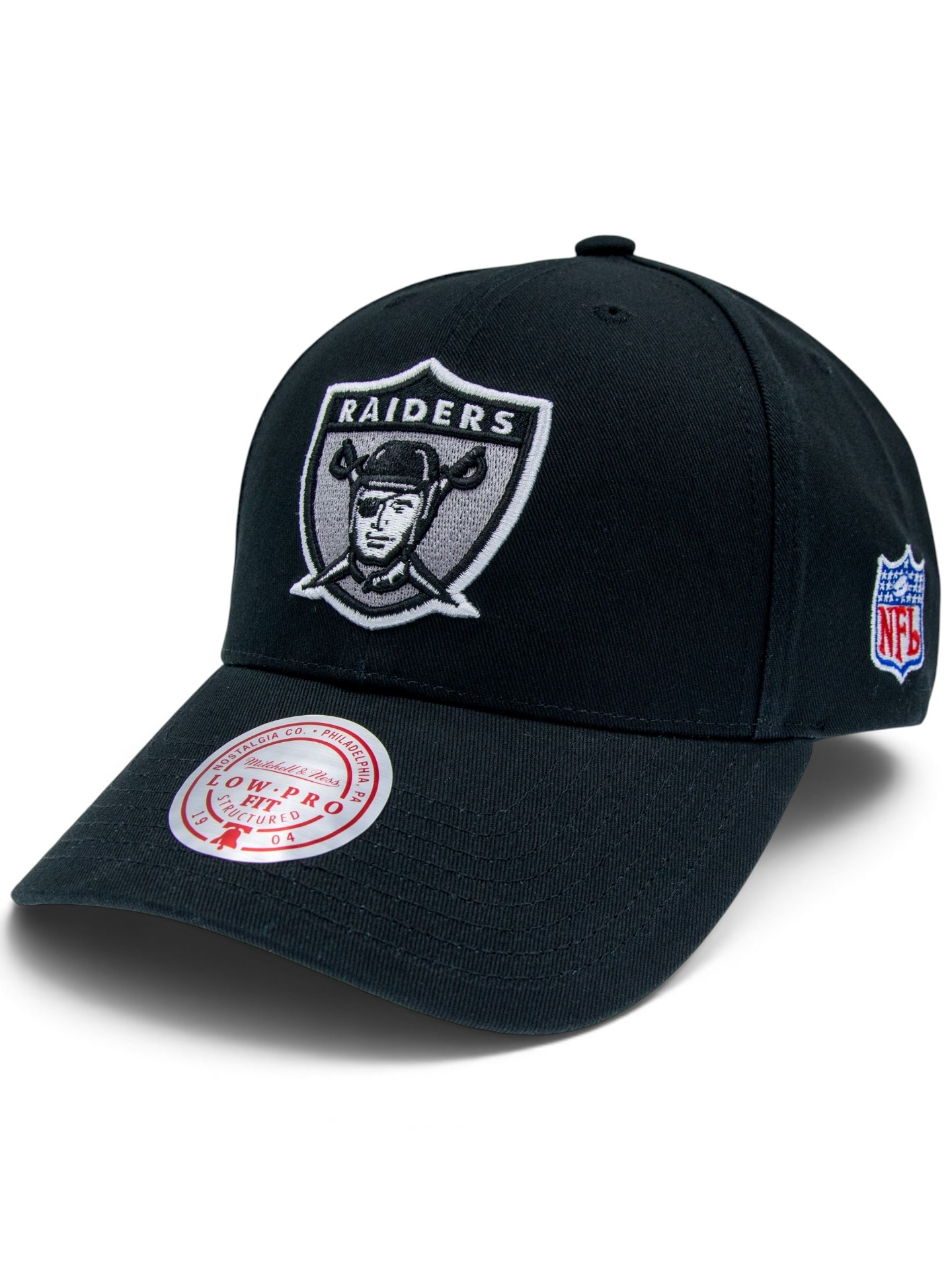 Oakland Raiders Thowback Low Pro Snapback NFL Cap Black