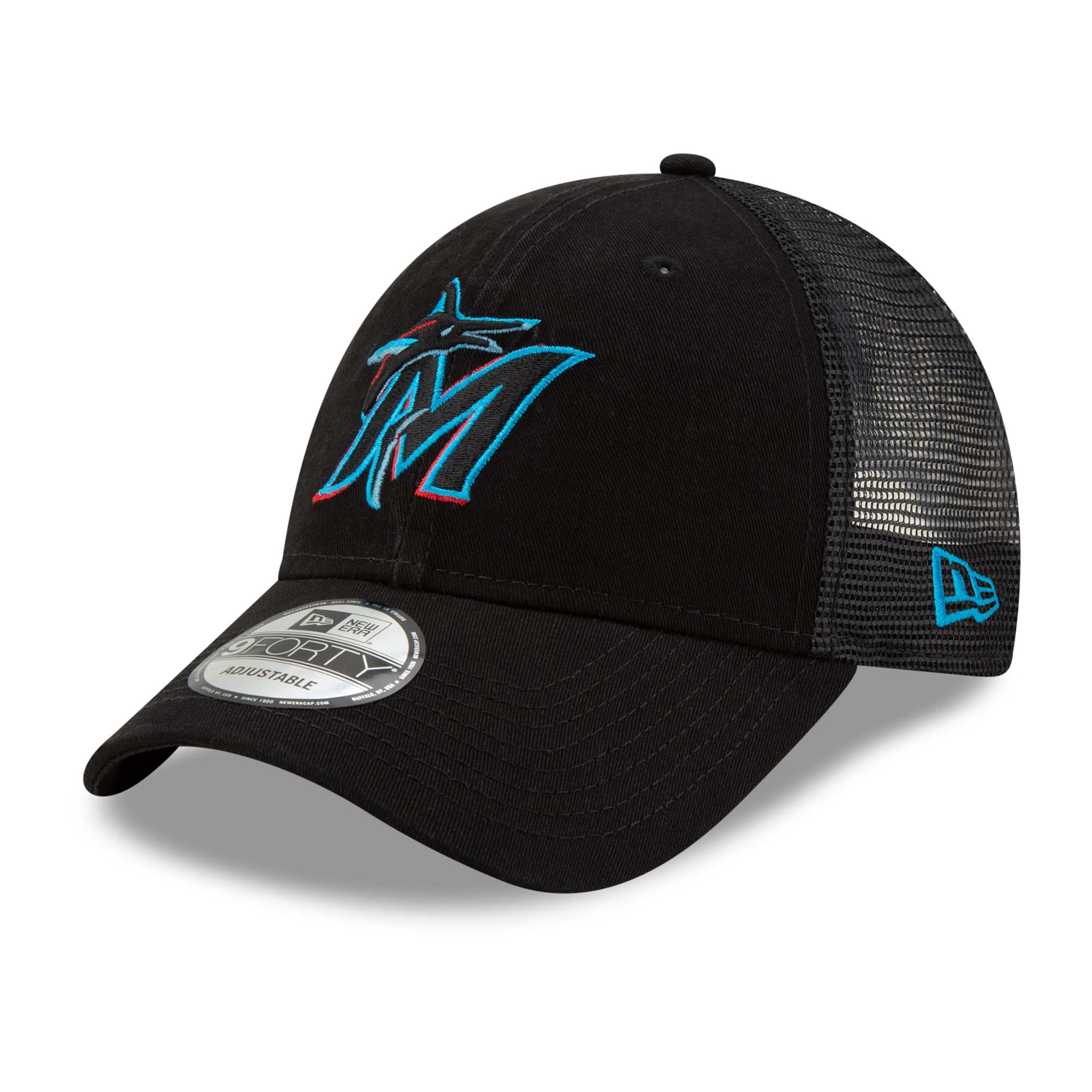 Miami Marlins Basic 9FORTY Trucker MLB Cap