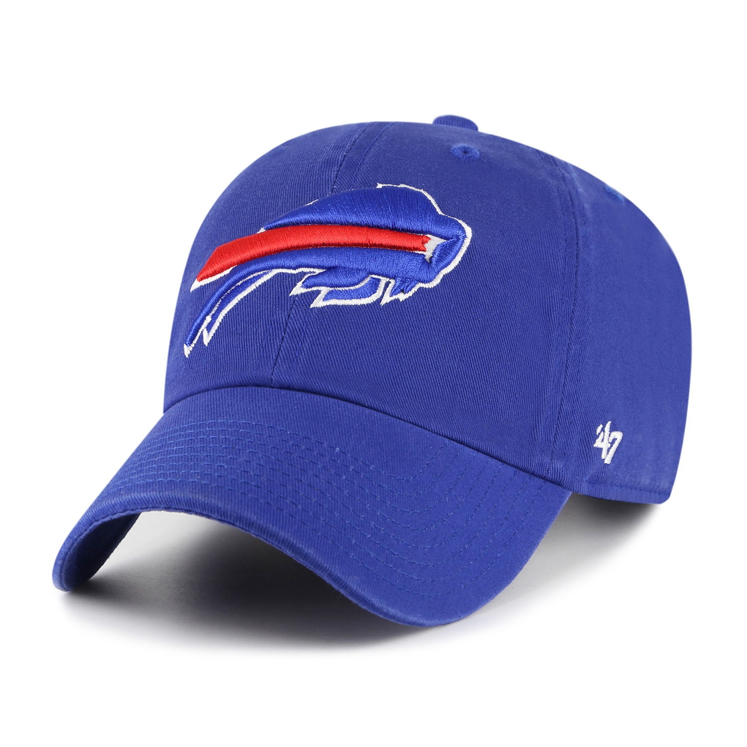 47 Buffalo Bills Clean Up Adjustable NFL Cap Blue 47 Buffalo Bills Clean Up Adjustable NFL Cap Blue