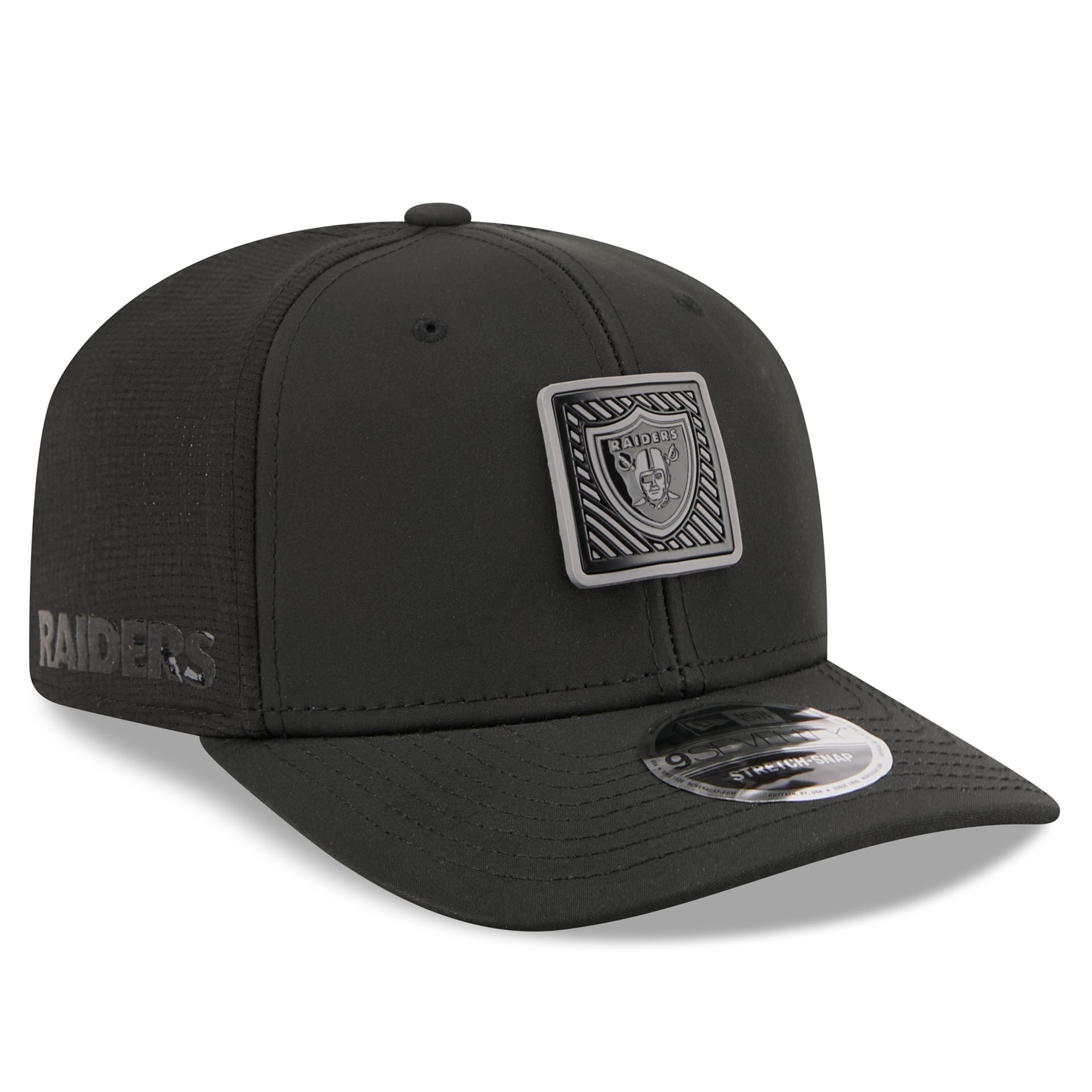 Las Vegas Raiders Black 2026 NFL Training Camp 9SEVENTY Stretch-Snap Cap Schwarz
