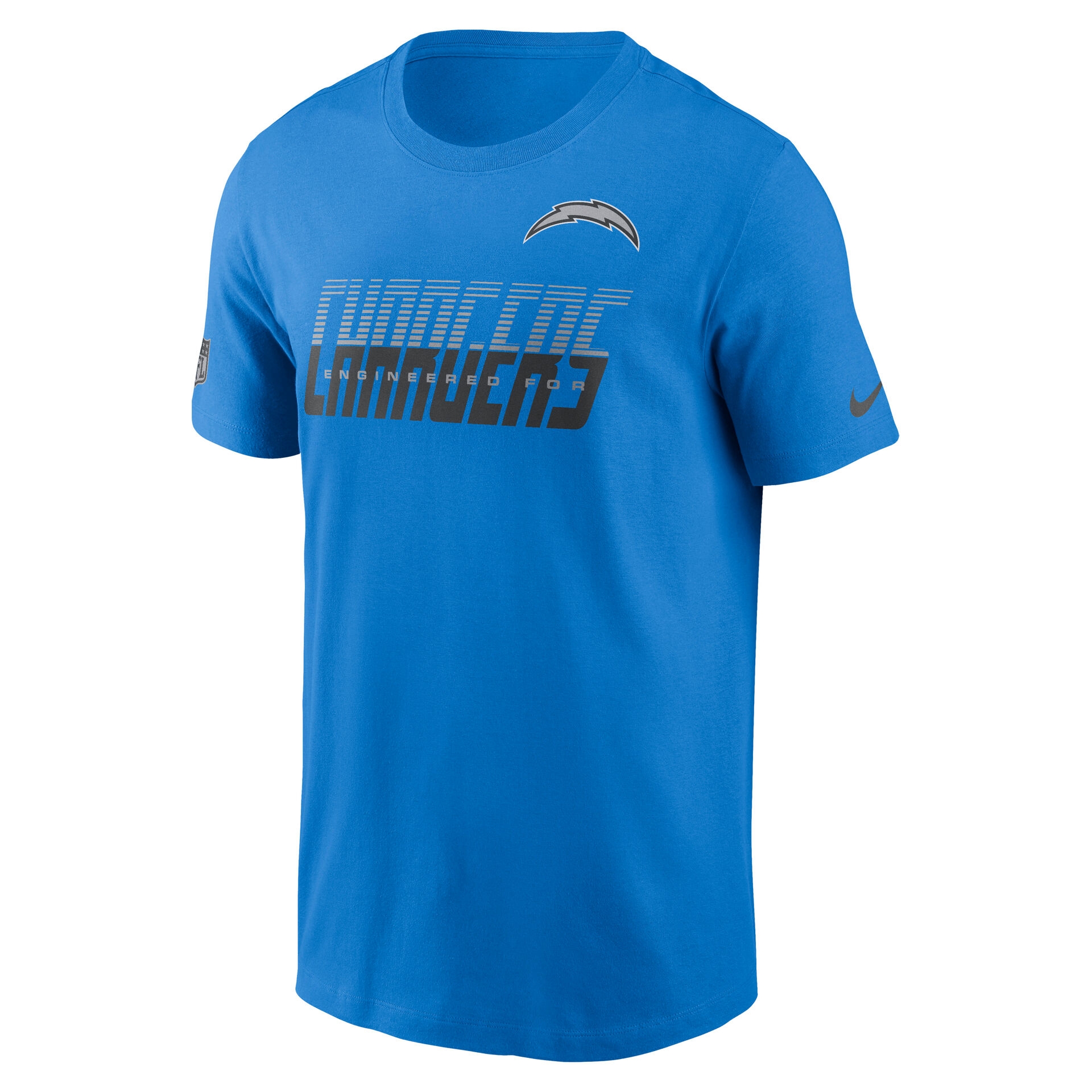 Los Angeles Chargers 2026 NFL Sideline Team Issue Dri-Fit T-Shirt Blau
