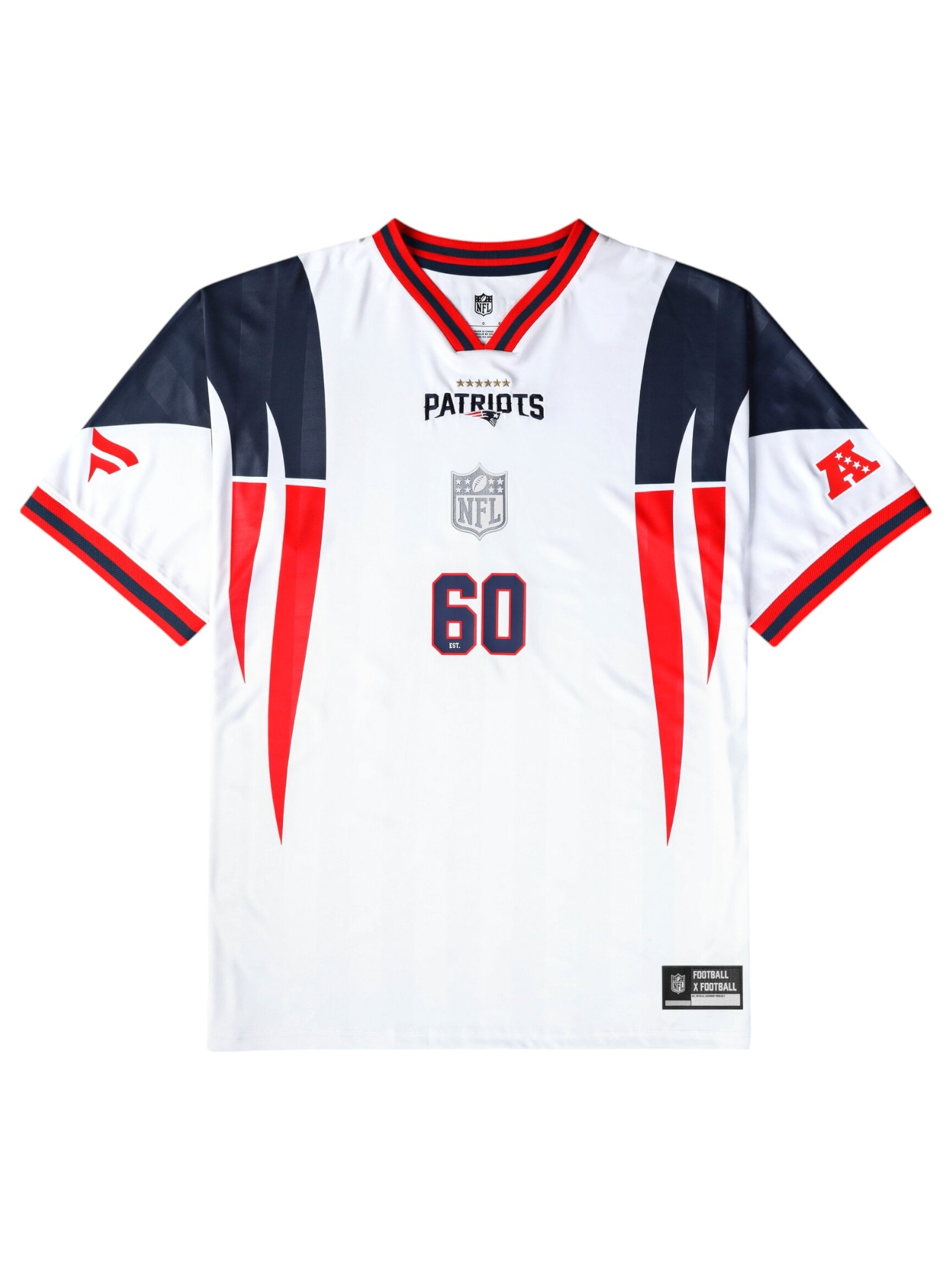 New England Patriots 2026 Football x Football NFL Fan Jersey White