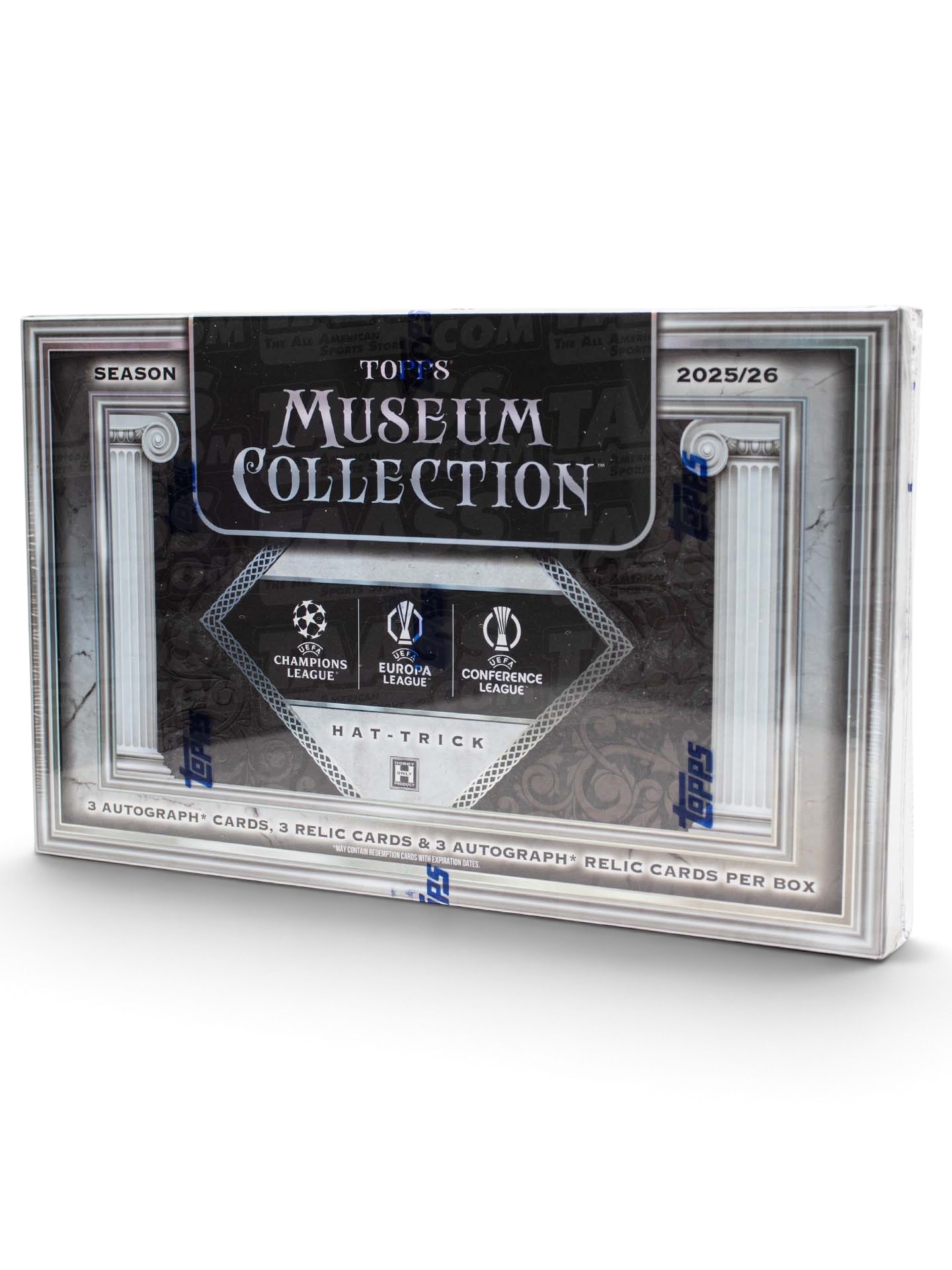 (LIVE BREAK) 2025/26 Topps Museum Collection UEFA Club Competitions Fußball Hat-Trick Box
