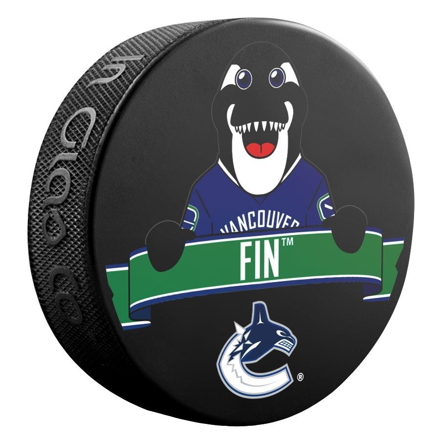 Vancouver Canucks Fin Mascot NHL Souvenir Puck