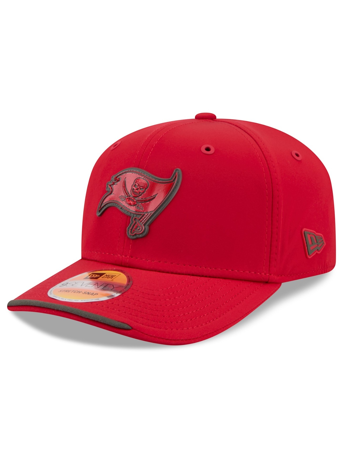 Tampa Bay Buccaneers 2026 NFL Sideline 9SEVENTY Stretch-Snap Cap Rot