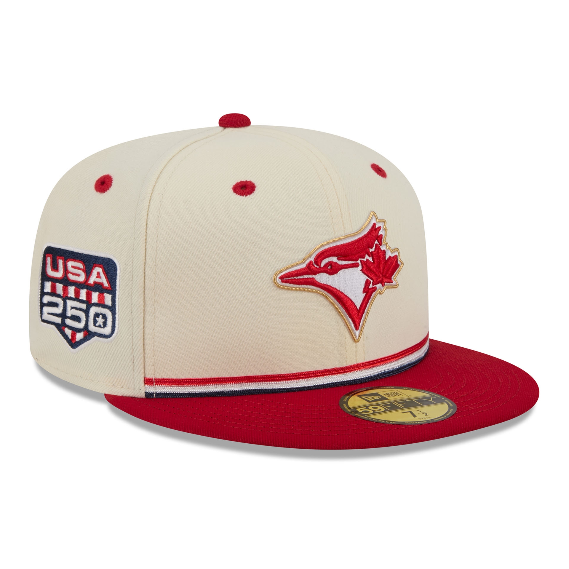 Toronto Blue Jays 2026 4th of July USA 250 59FIFTY Fitted MLB Cap