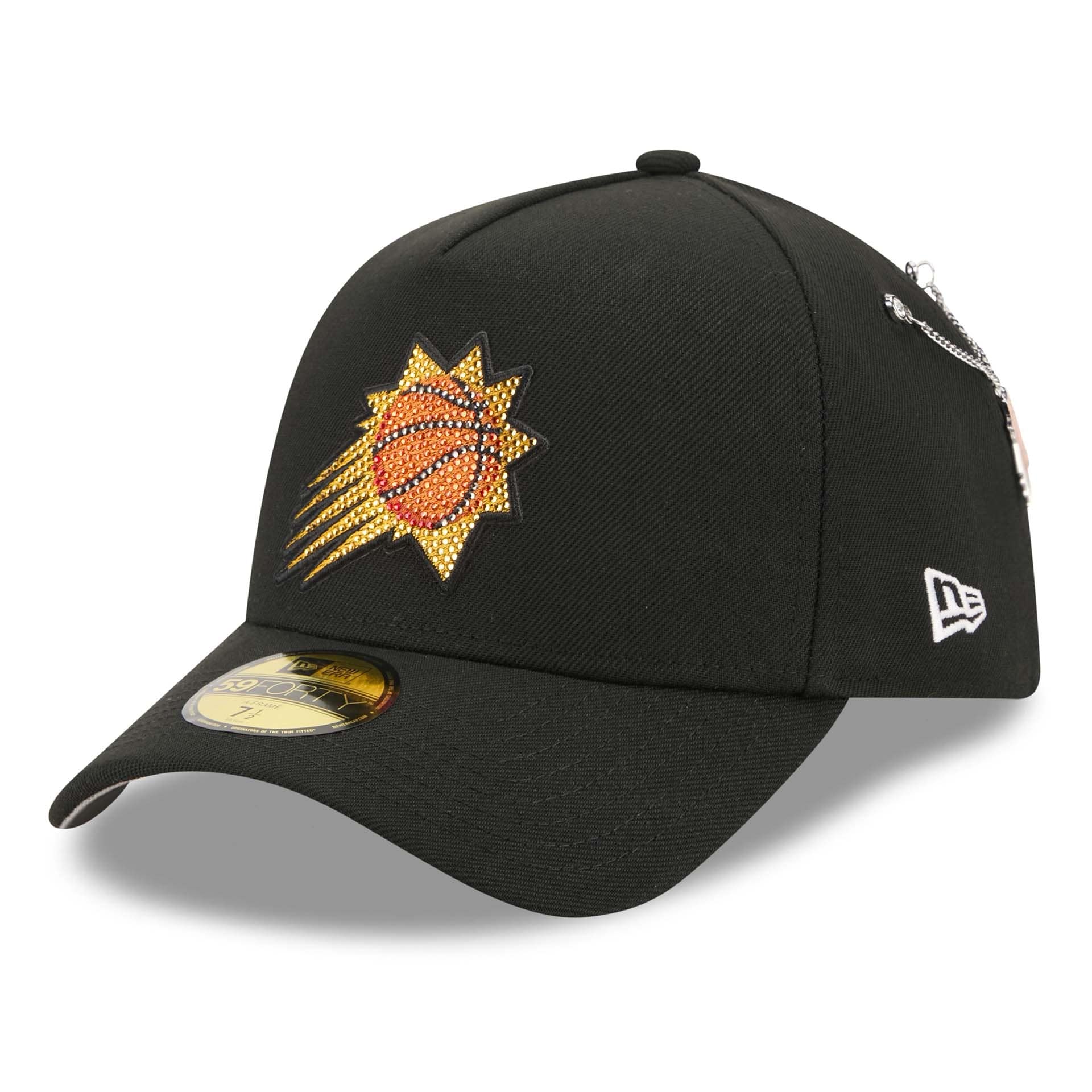 Phoenix Suns 2026 NBA Draft On-Stage Crystal 59FORTY A-Frame Fitted Cap Black