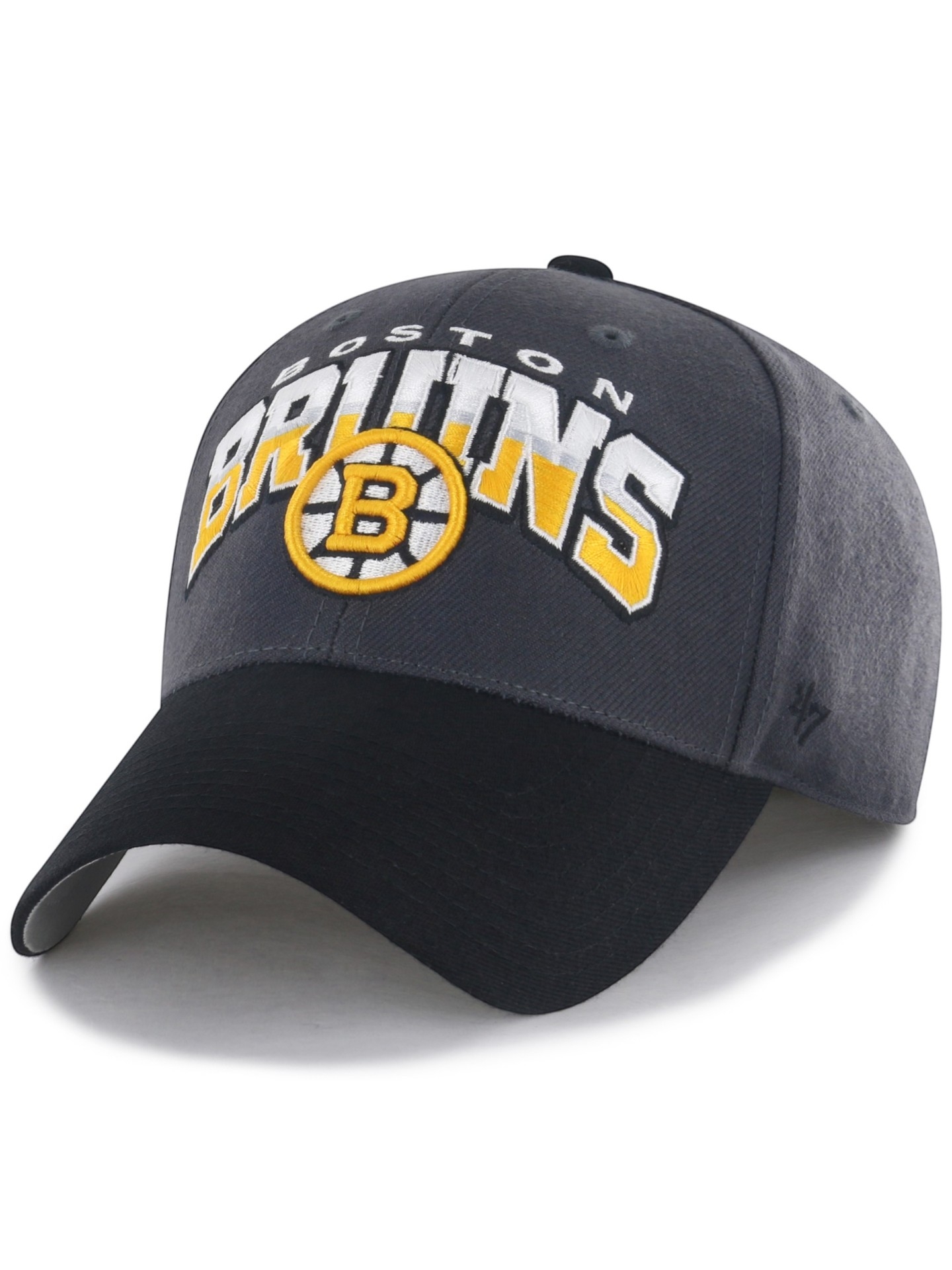 Boston Bruins Split Block MVP NHL Cap Grau